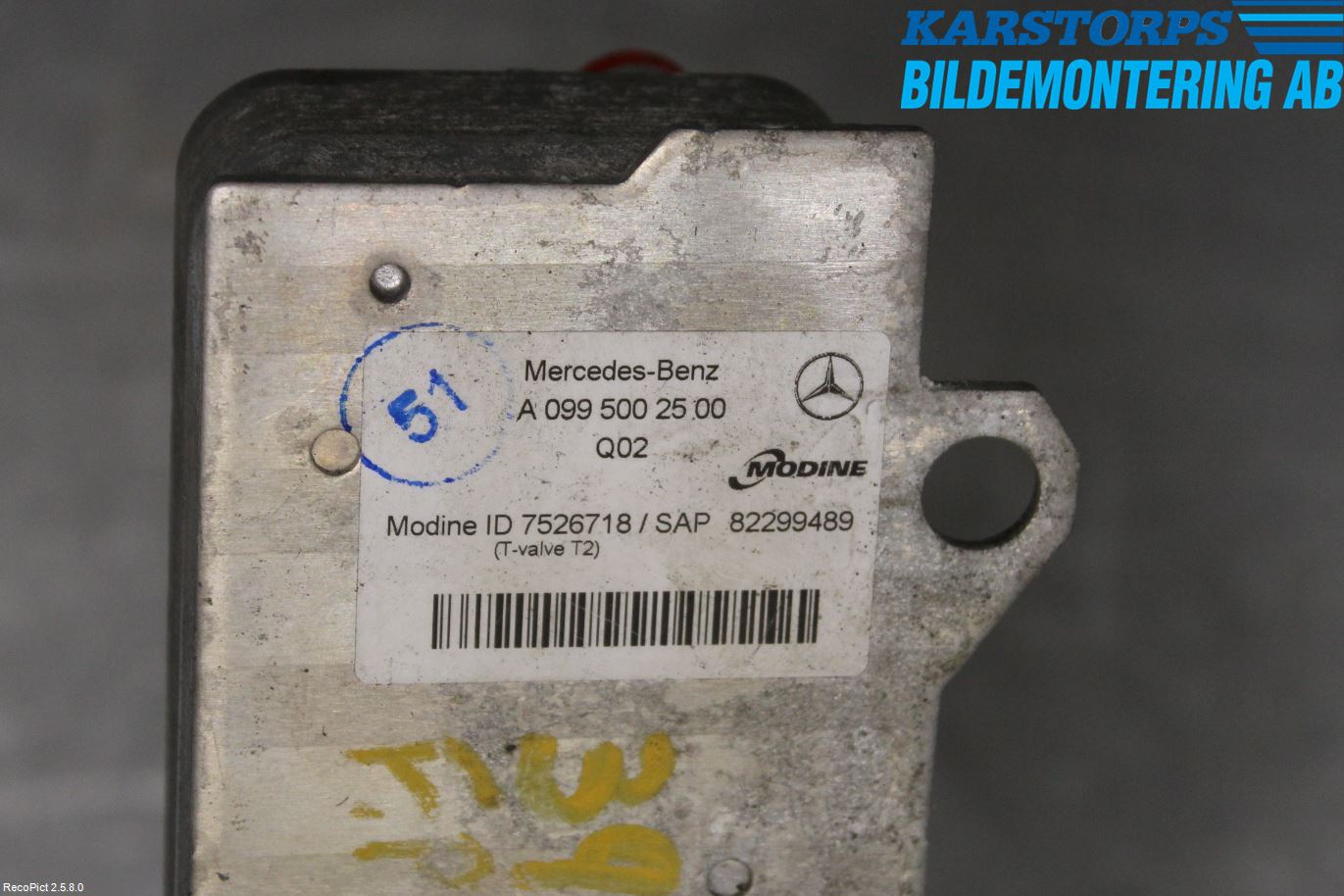 Mercedes-Benz MB GLC-KLASS (X253/C253) 15-22 Radiator Oljekjøler Automatgea