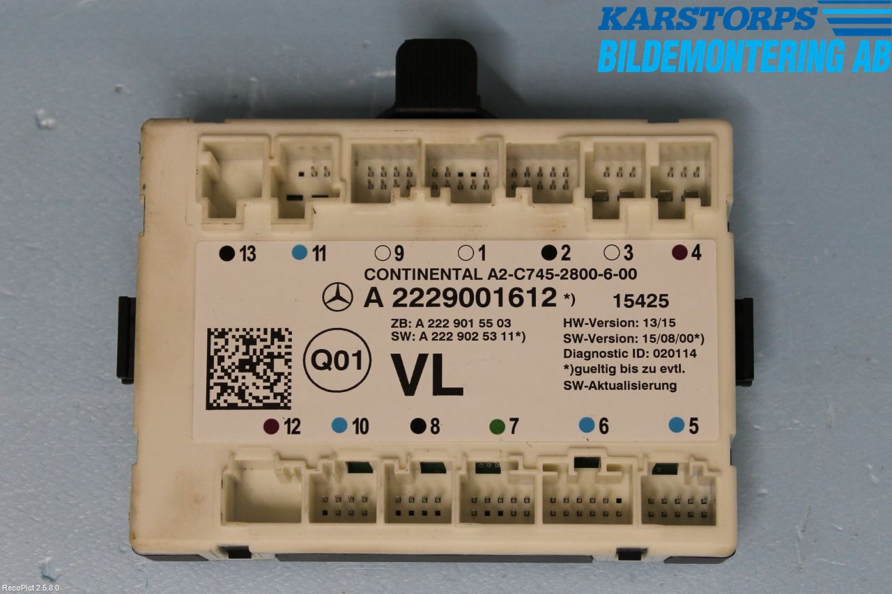 Mercedes-Benz MB GLC-KLASS (X253/C253) 15-22 Styreenhet Dør