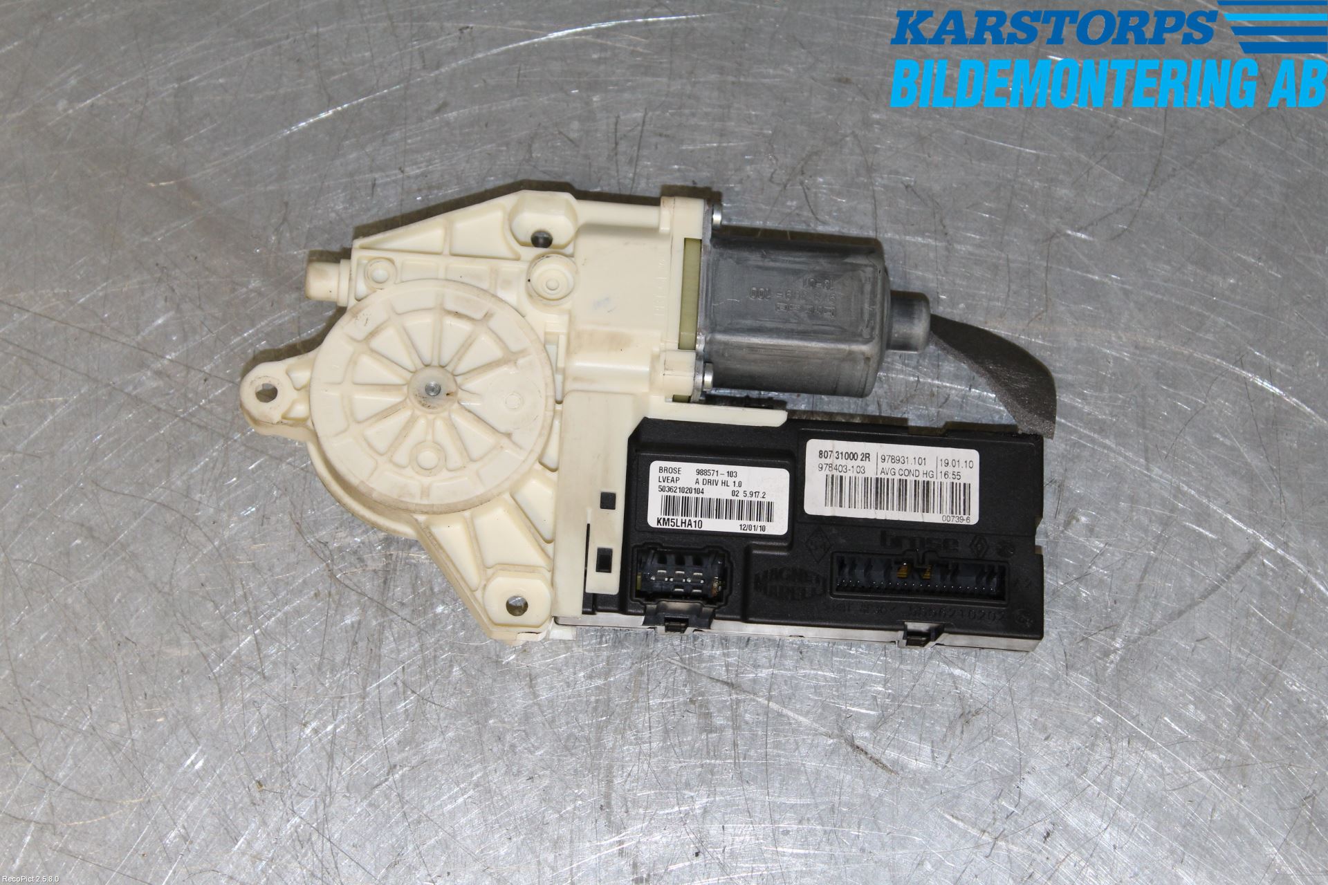 Renault LAGUNA III 08-10 Vindusheismotor