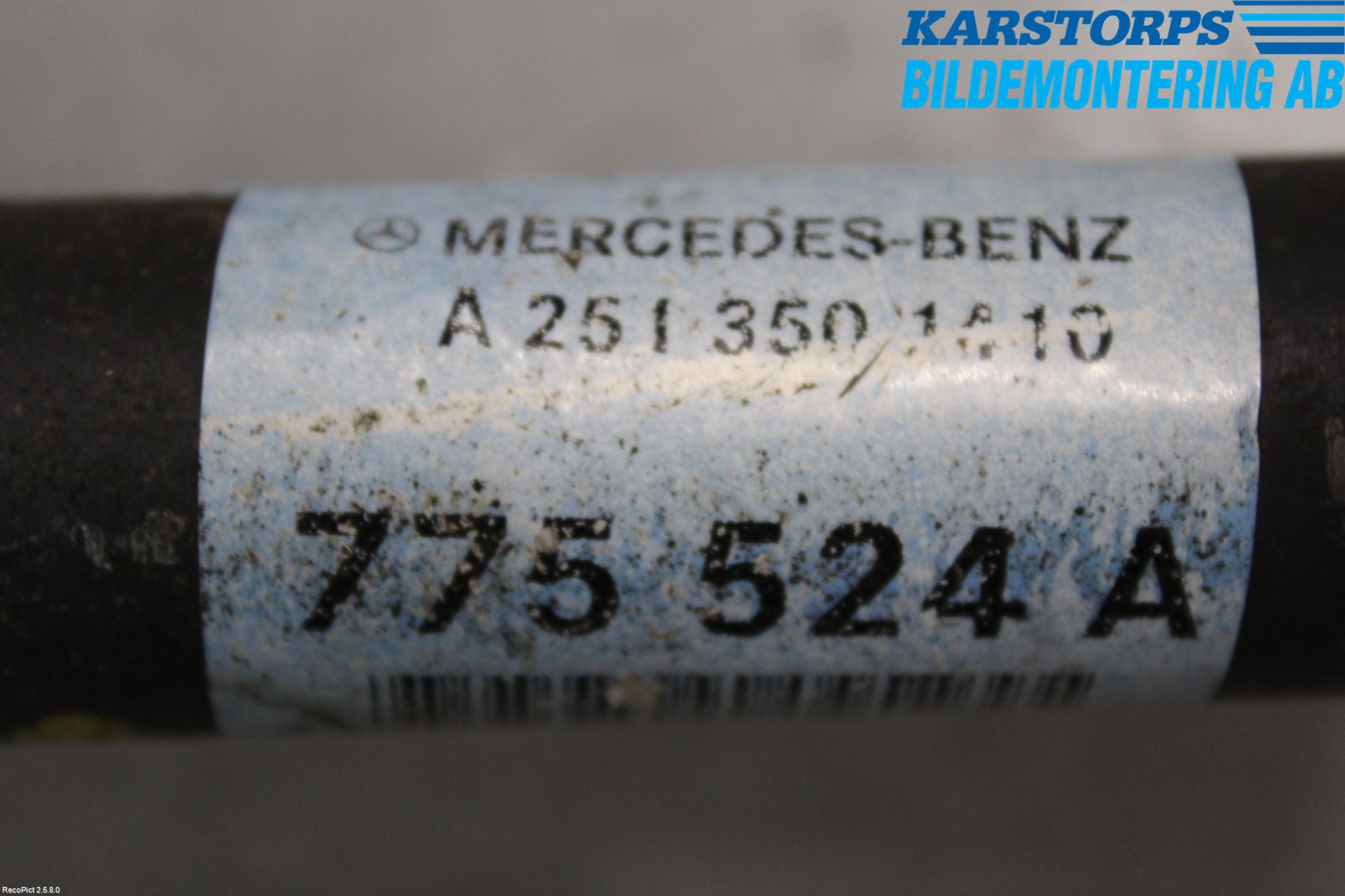 Mercedes-Benz MB R-KLASS (W251) 05-13 Drivaksel Bak Kompl Venstre