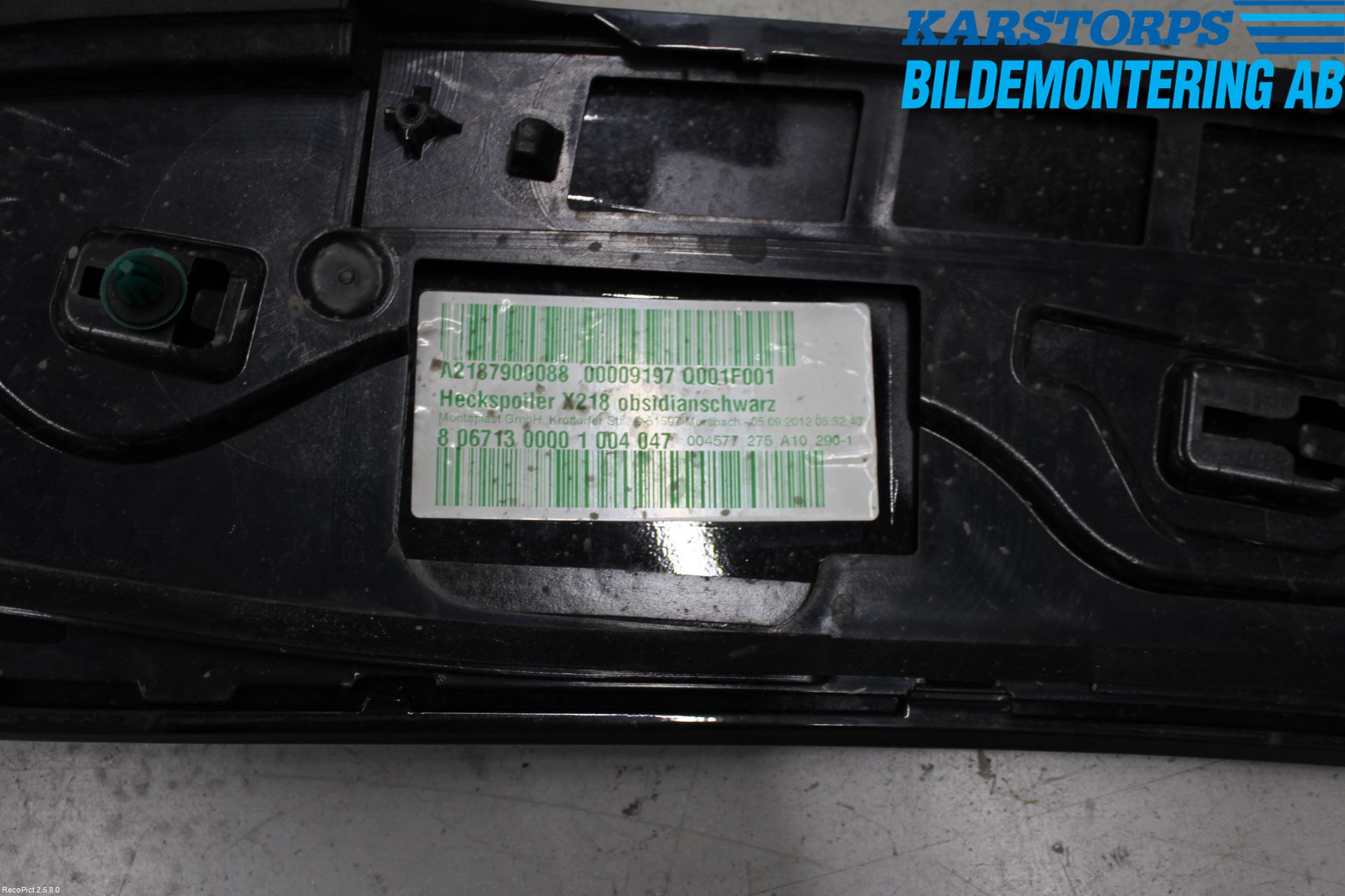 Mercedes-Benz MB CLS (C218/X218) 11-17 Spoiler Bakluke