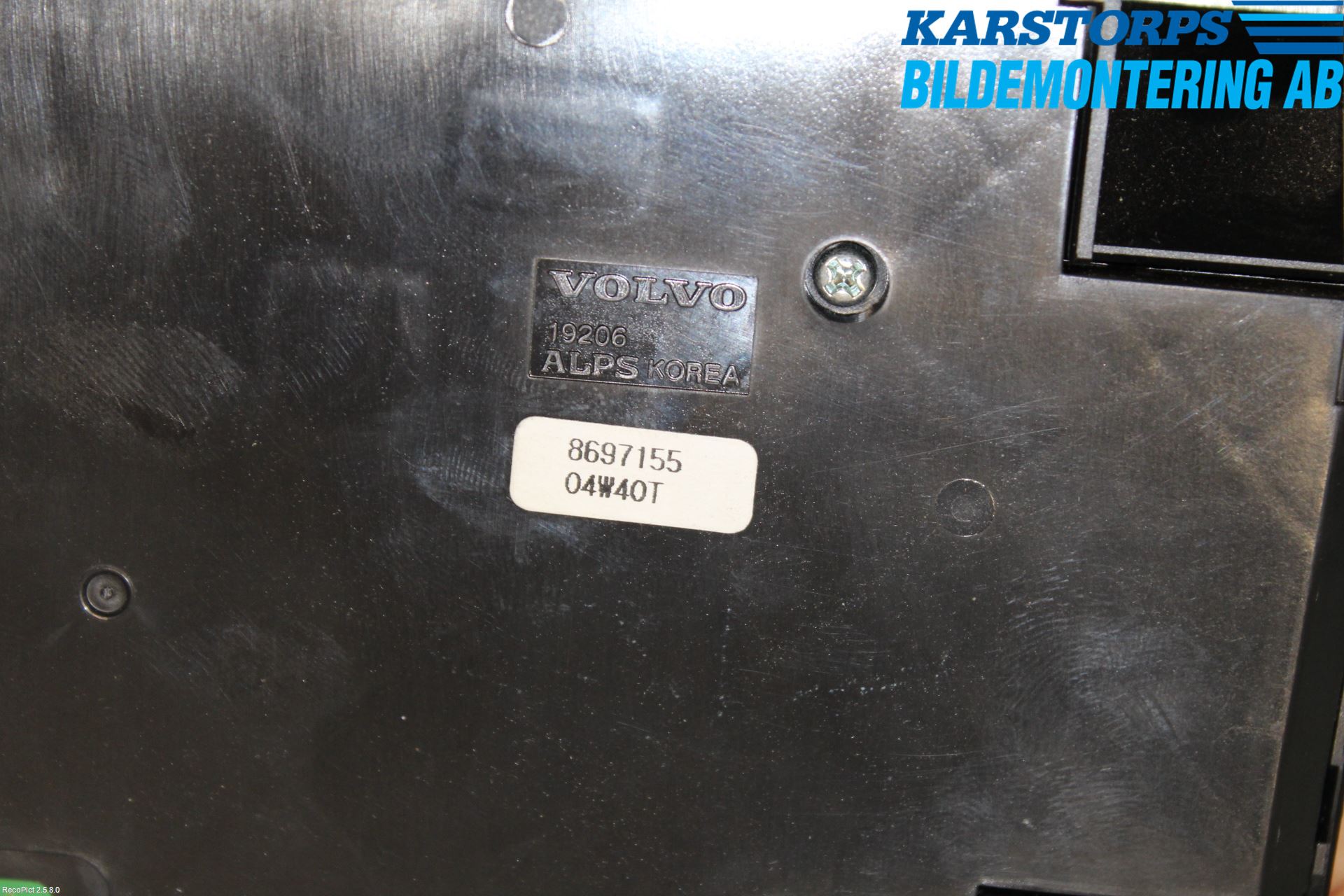 Volvo V50 04-07 Varmeapparat Panel(Regulering)