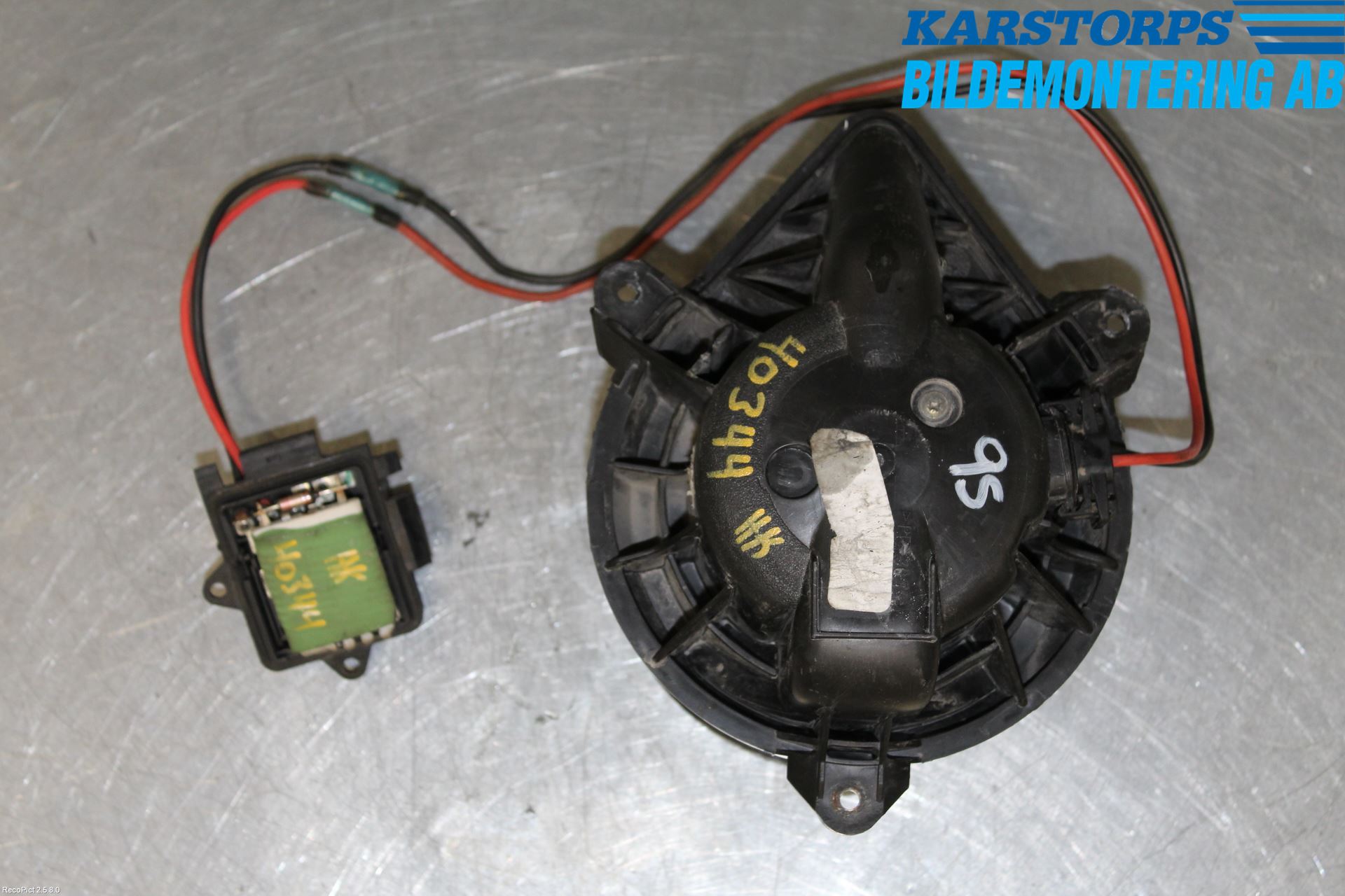 Nissan PRIMASTAR Varmeapparat Viftemotor