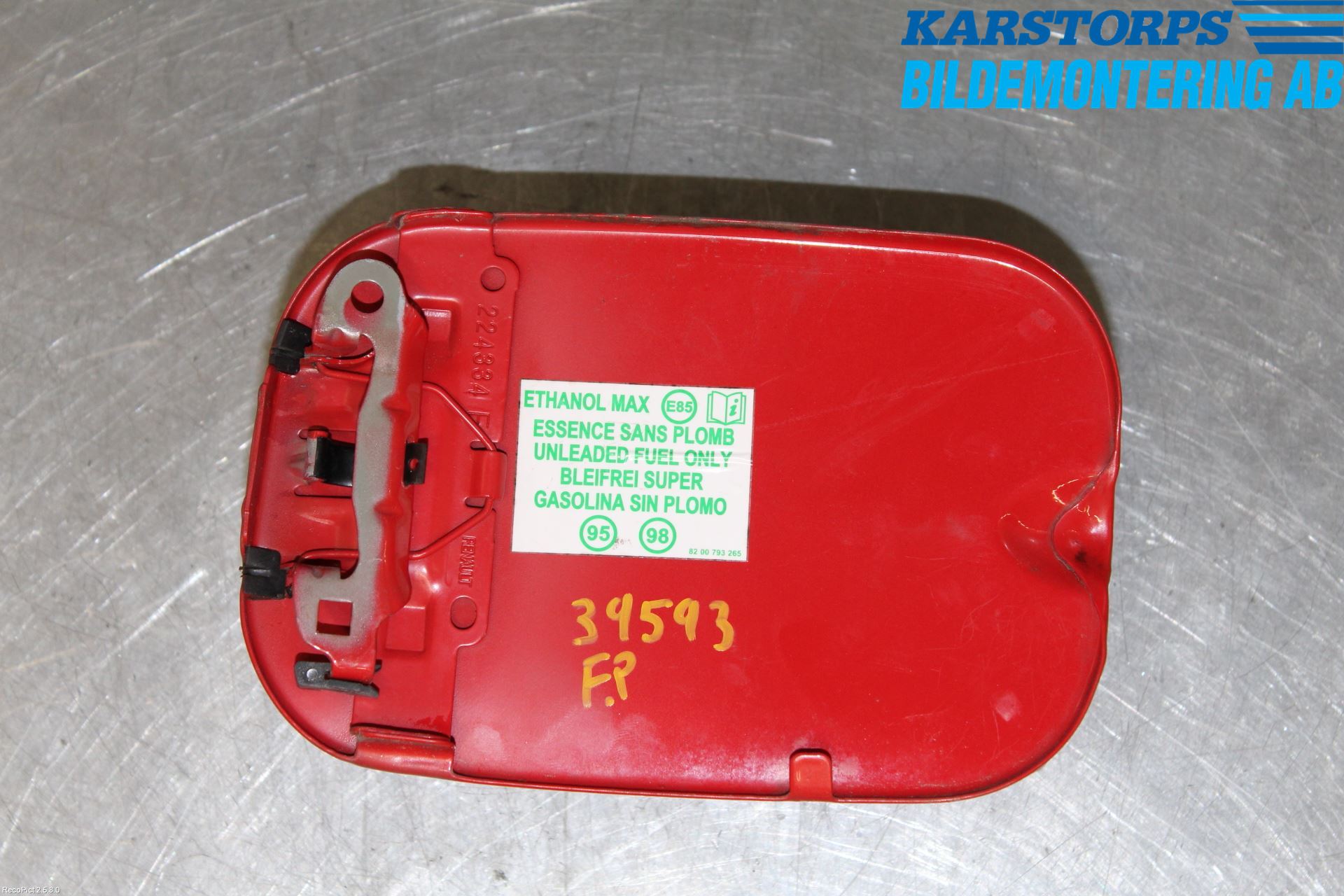 Dacia SANDERO 09-13 Drivstoff Tanklokk