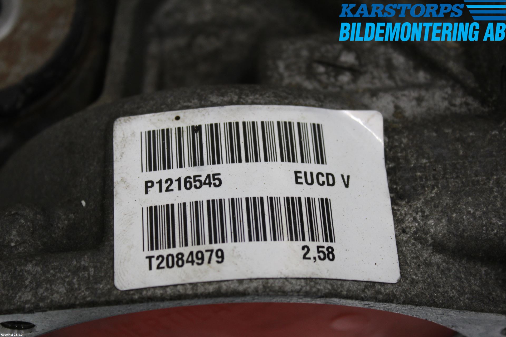 Volvo V60 14-18 Bakaksel Kardang Bak -Diff