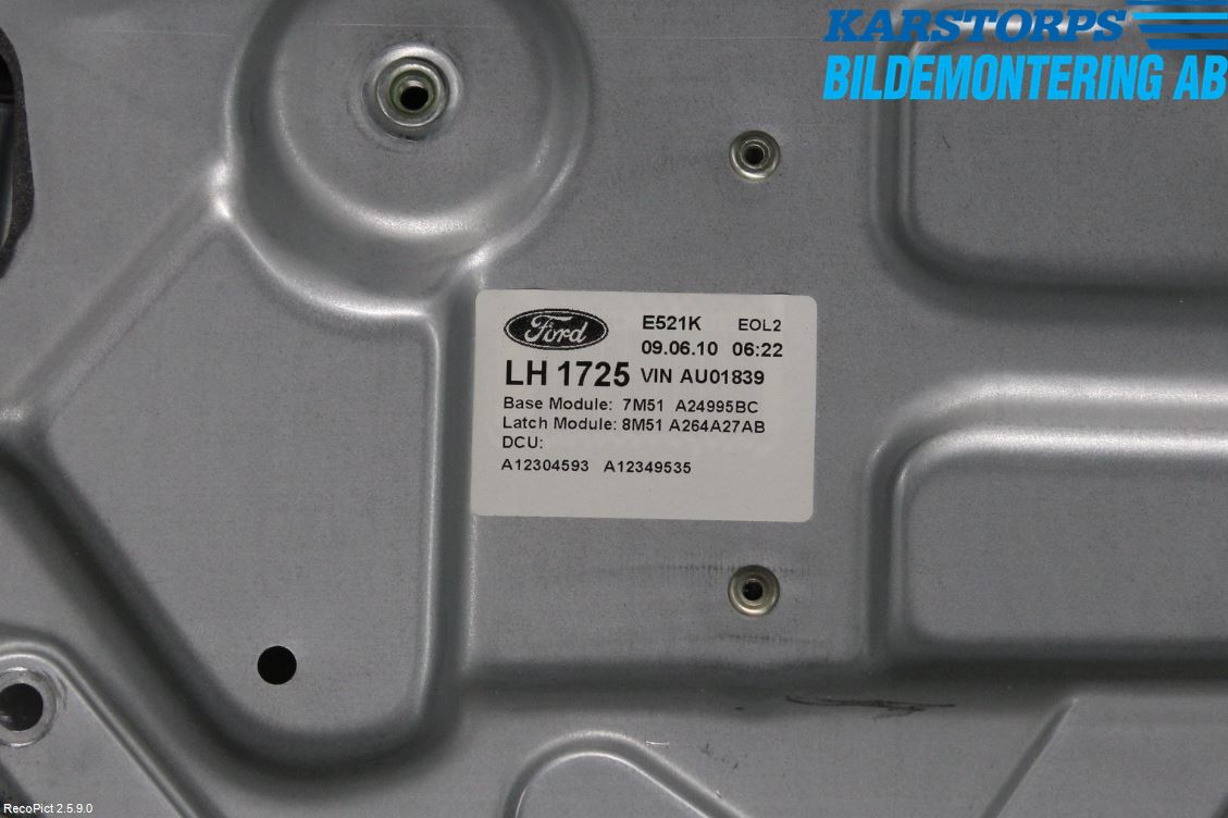 Ford FOCUS 08-11 Vindusheis