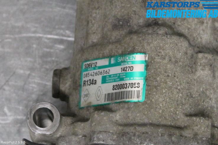 Renault CLIO II 01-08 Varme Ac Kompressor