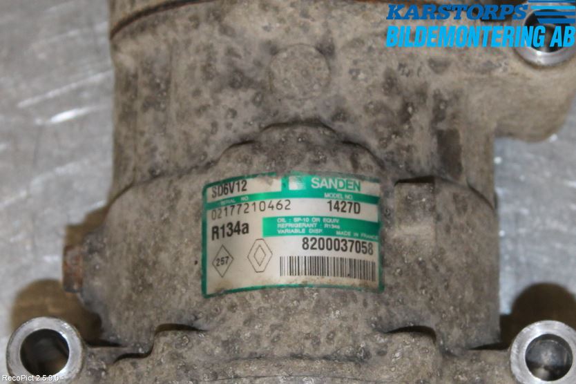 Renault CLIO II 01-08 Varme Ac Kompressor