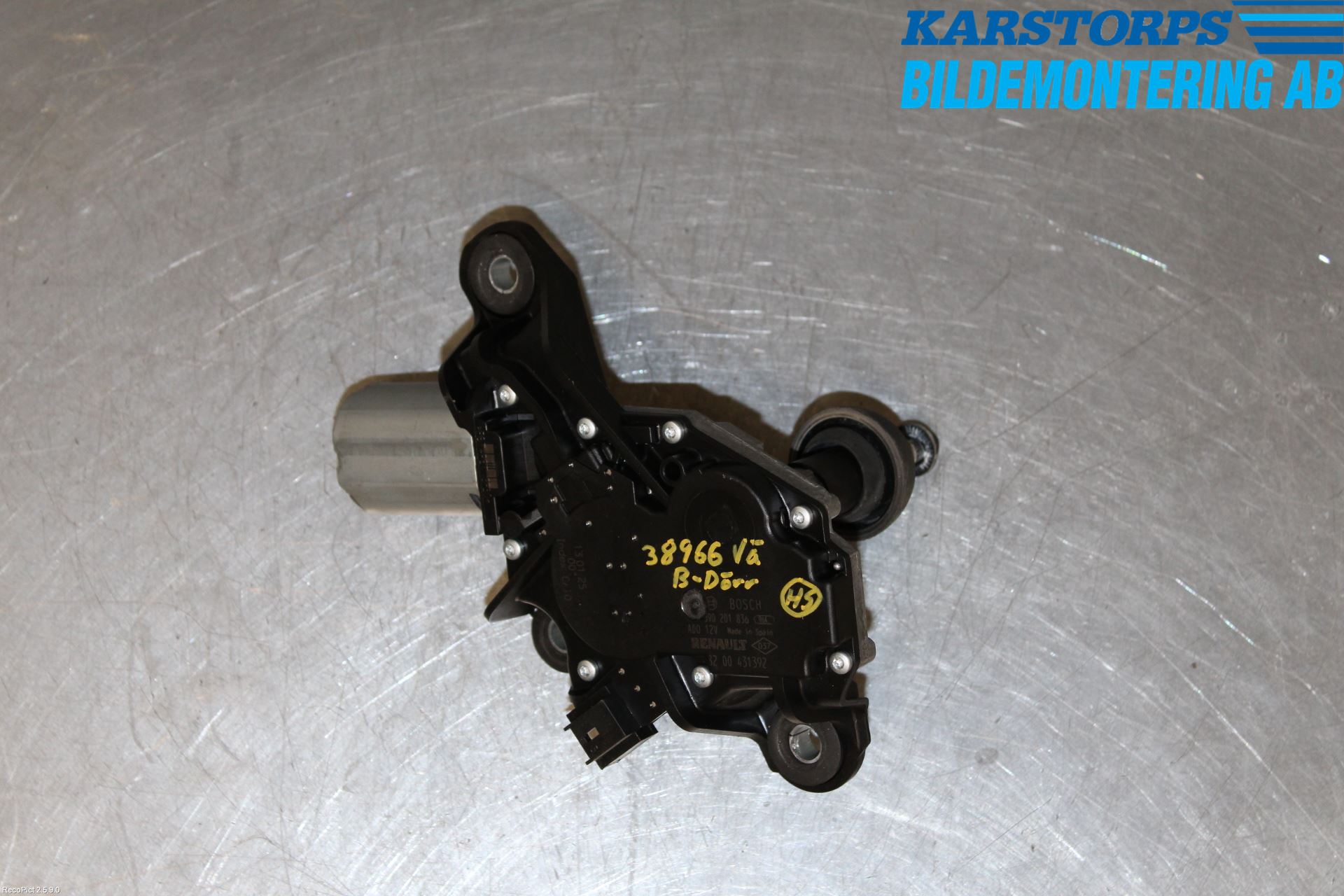 Renault KANGOO II 08-14 Viskermotor Bakluke