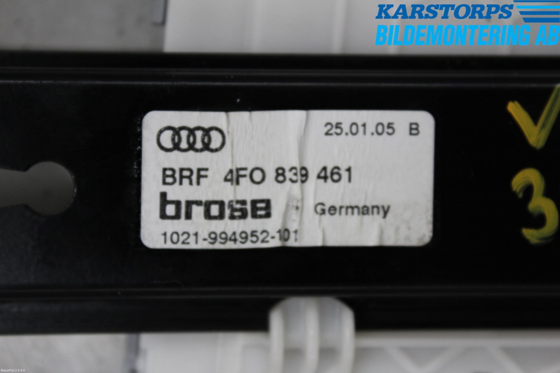 Audi A6/S6     05-11 Vindusheis El Komp
