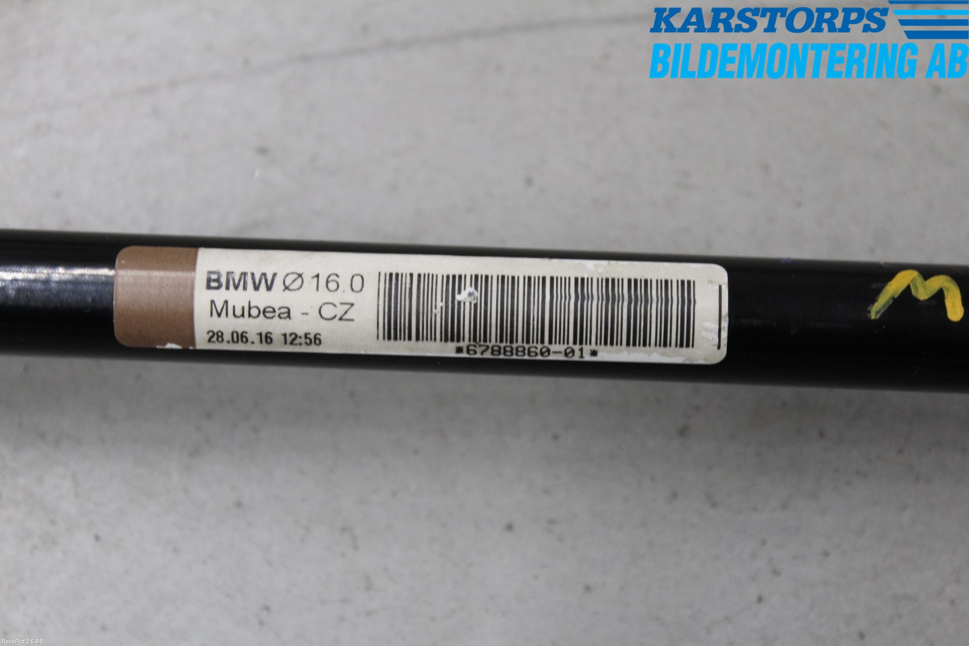 BMW 5 F10/F11/F18 09-17 Stablisatorstag Bak
