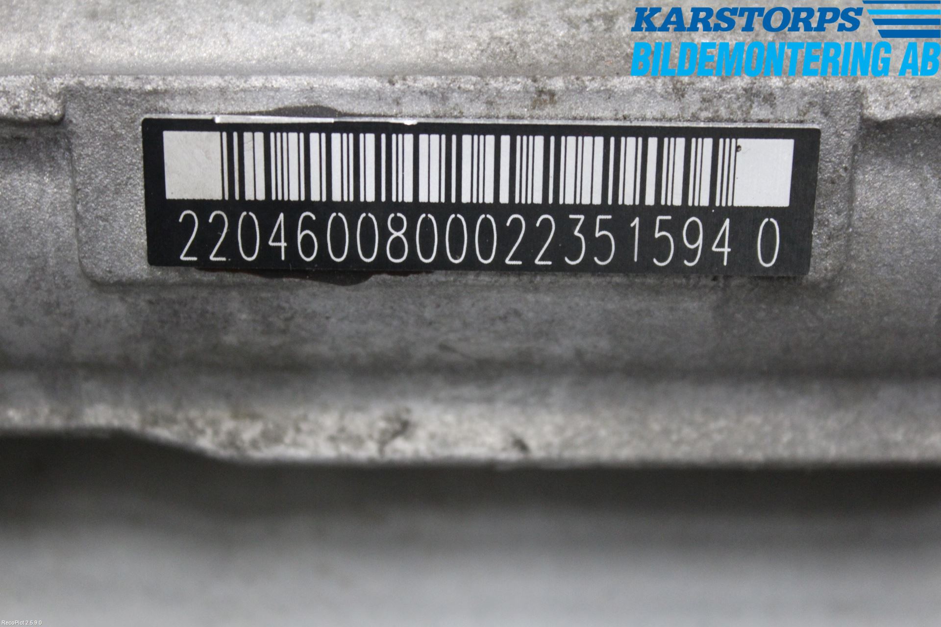 Mercedes-Benz MB S-KLASS (W220)  99-05 Servo Snekke - Tannstang