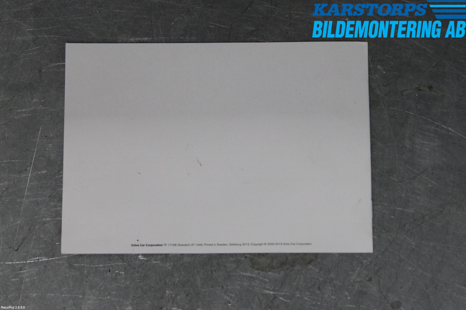 Volvo V70 14-16 Instruksjonsbok