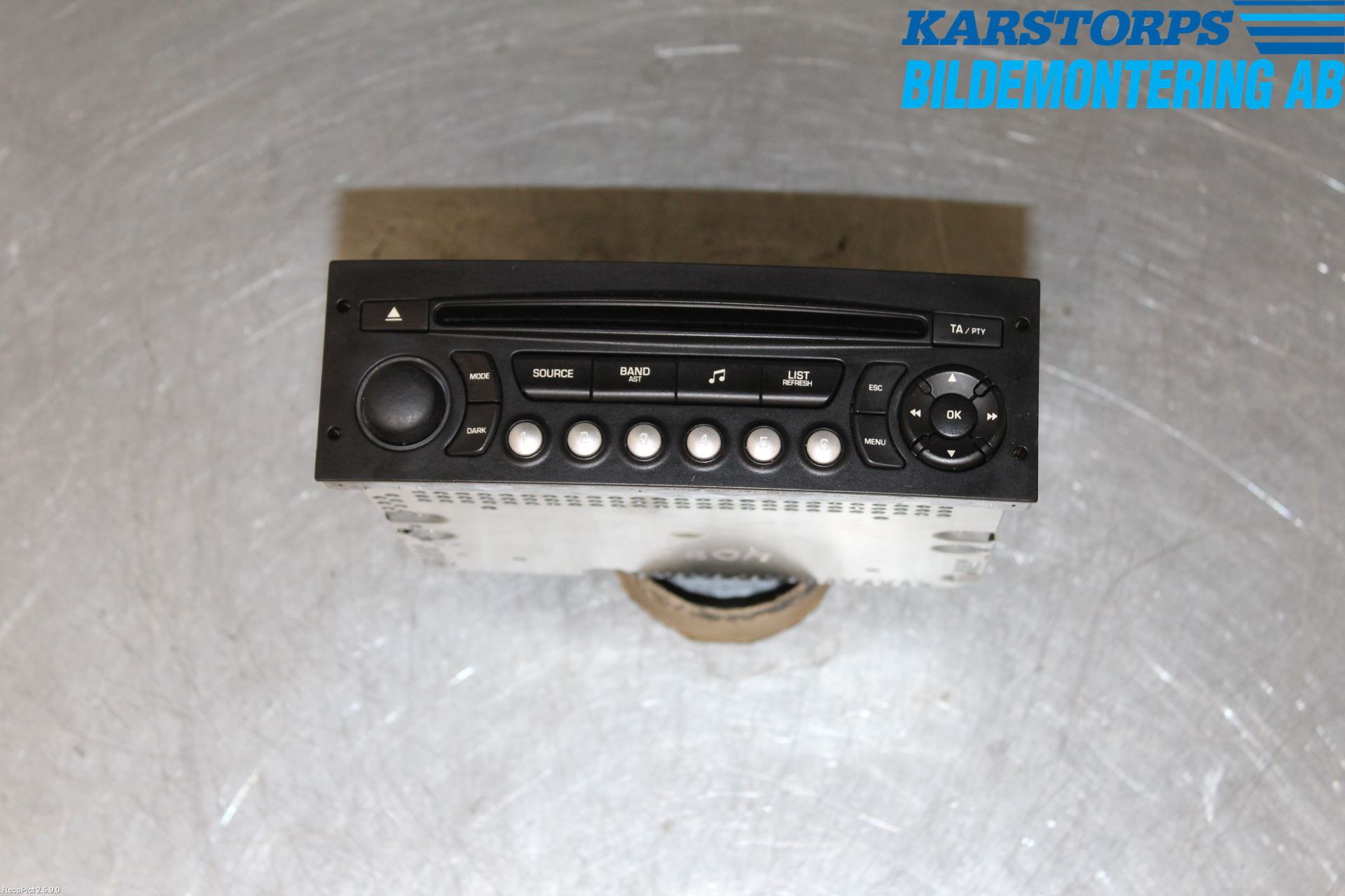 Peugeot 207 Stereo Radio Med Cd