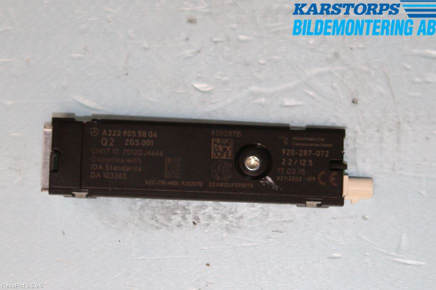 Mercedes-Benz MB CLA-KLASS (C117/X117) 13-19 Stereo Antenneforsterker