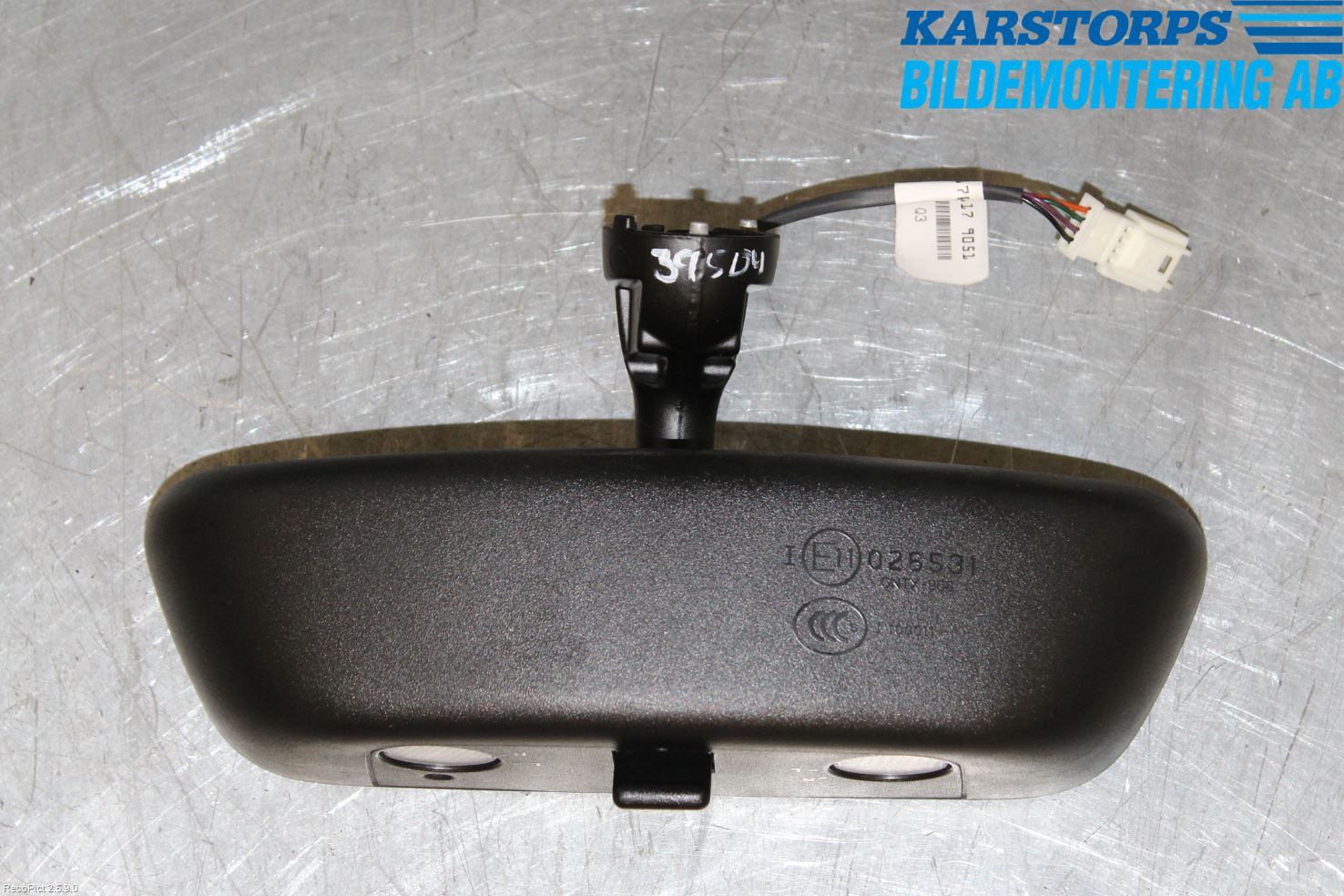 Mercedes-Benz MB CLA-KLASS (C117/X117) 13-19 Speil Innvendig