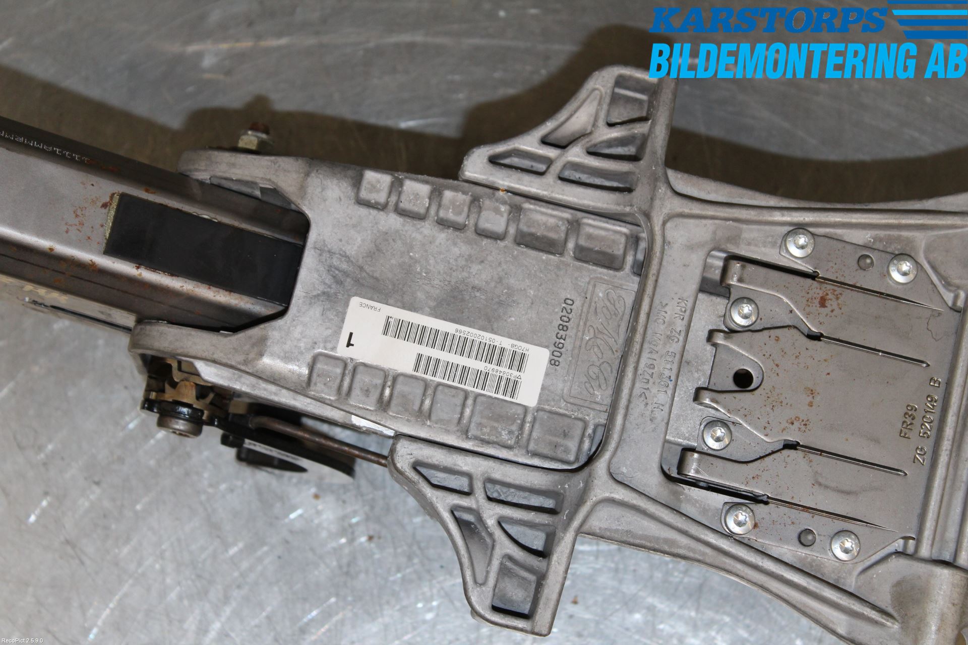 Volvo S80 07-13 Rattakselaggregat Justerbart