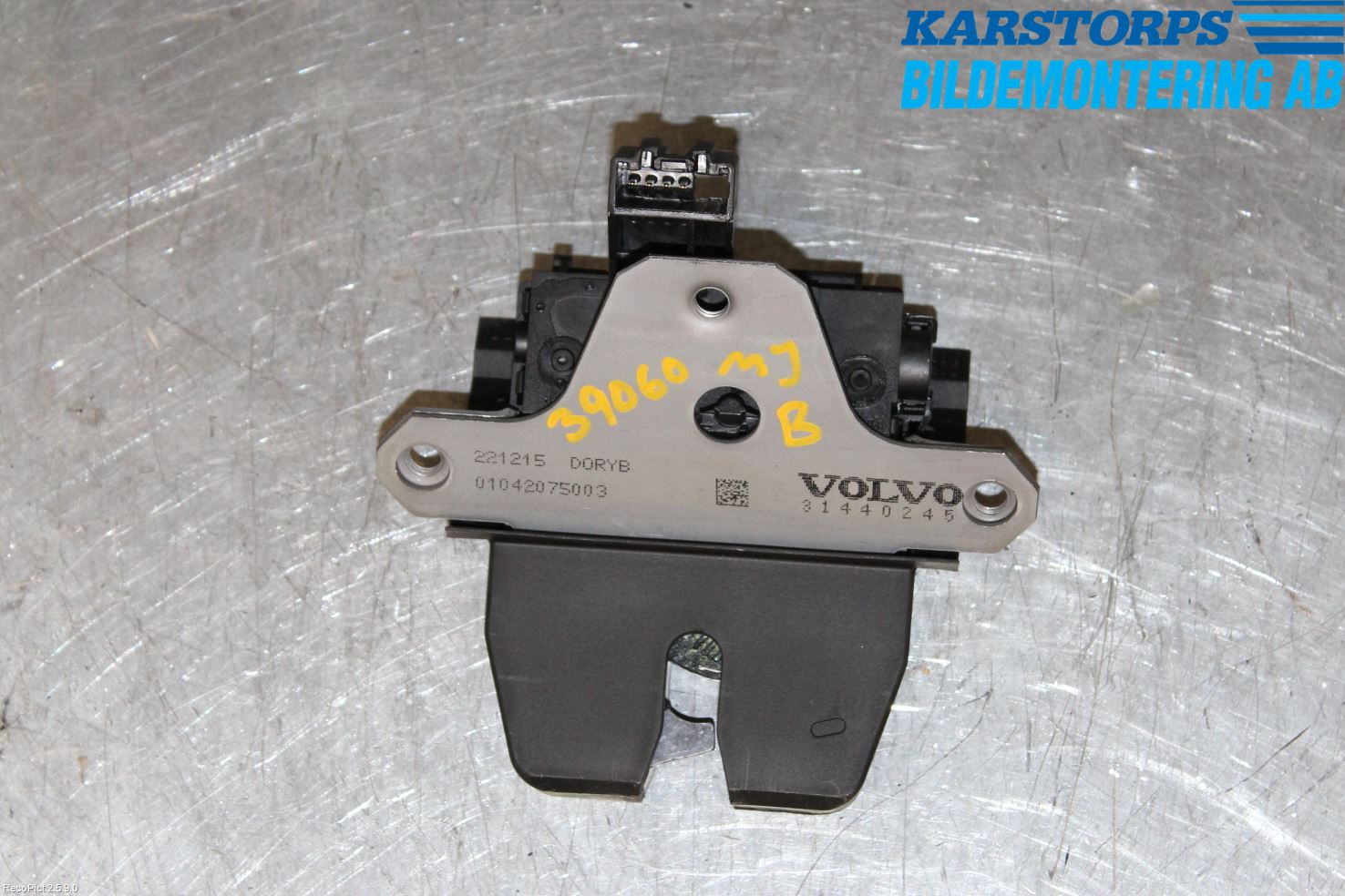 Volvo V40 12-19 Bakluke-Lokk Låsekasse