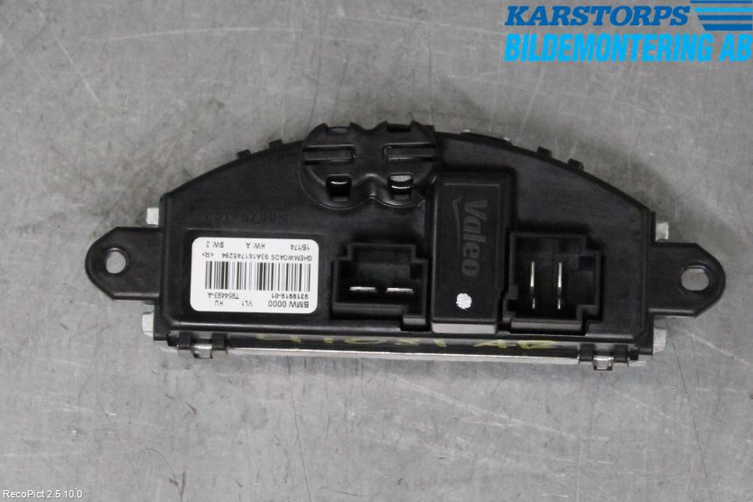BMW 3 F30/F31/F80 12-19 Varmeapparat Viftemotstand