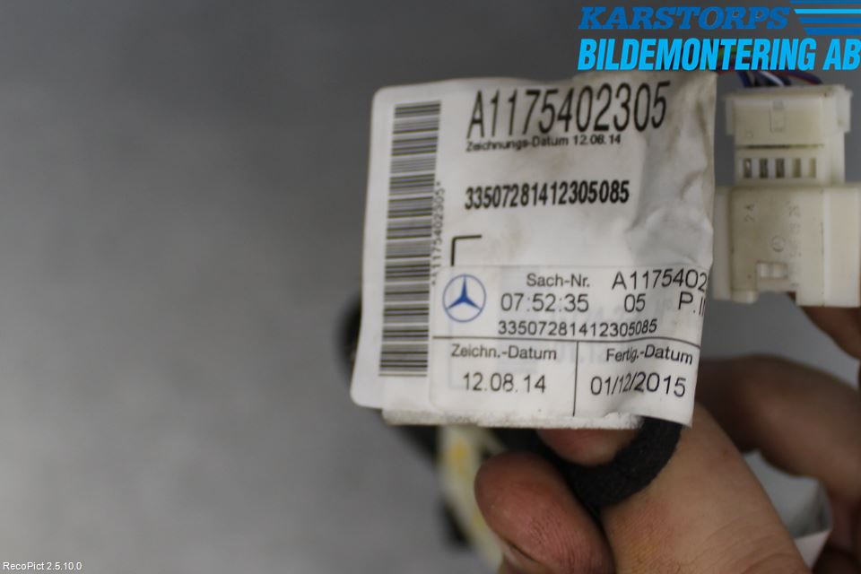 Mercedes-Benz MB CLA-KLASS (C117/X117) 13-19 Ledningsnett
