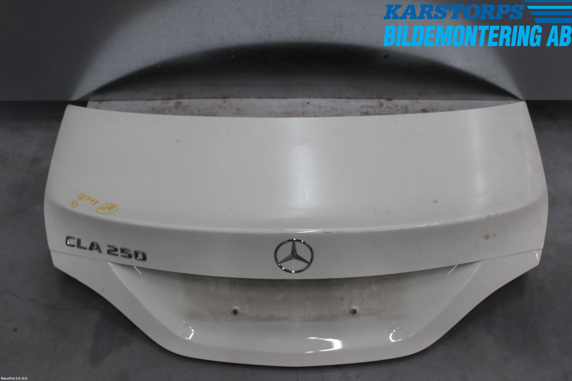 Mercedes-Benz MB CLA-KLASS (C117/X117) 13-19 Bakluke Koffertlokk