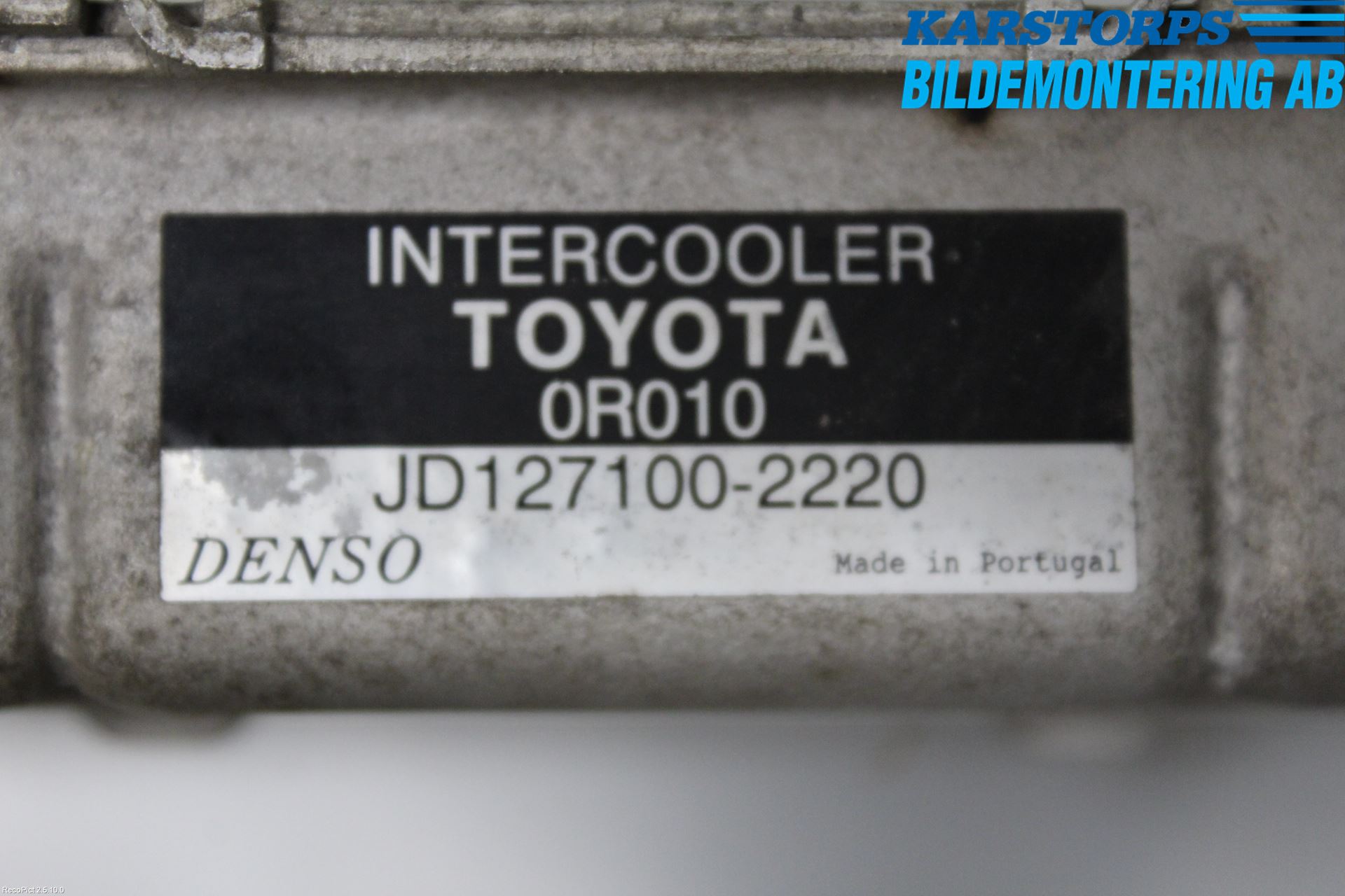 Toyota AVENSIS 07-08 Intercooler Radiator