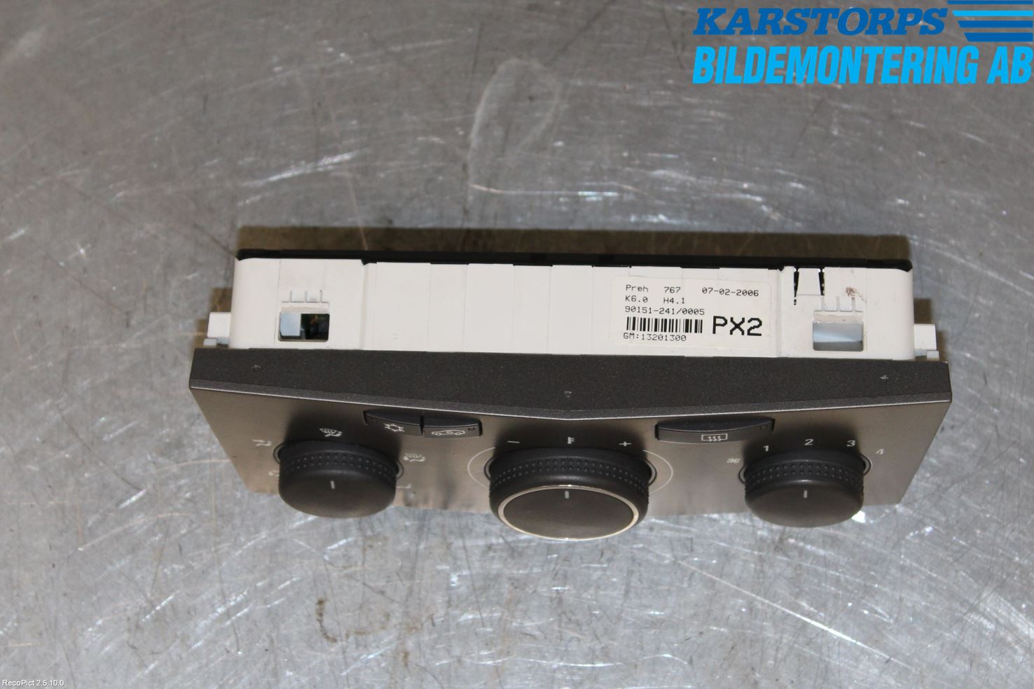 Opel ASTRA H 04-12 Varmeapparat Panel(Regulering)