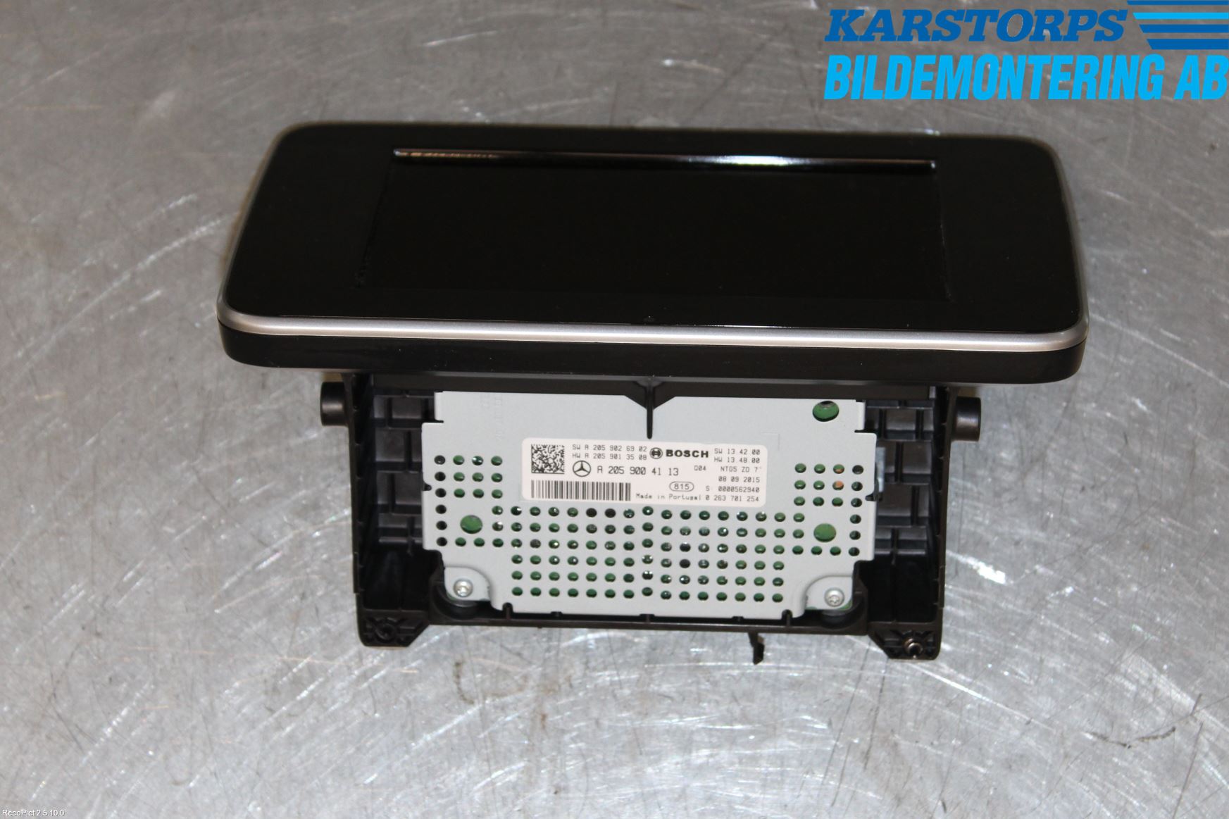 Mercedes-Benz MB C-KLASS (W205) 14-21 Instr Skjerm Dvd-Gps-Ac-Tlf