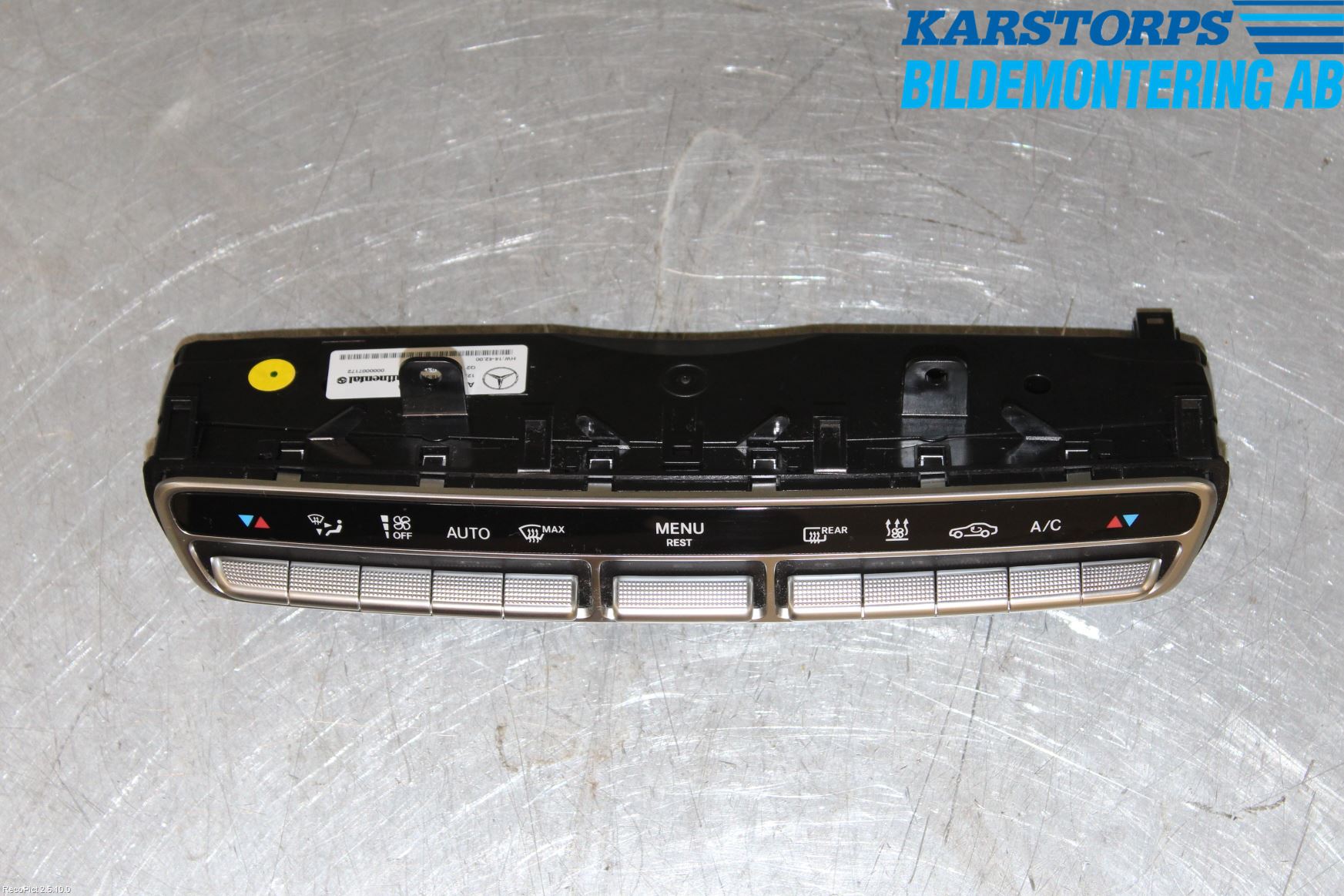 Mercedes-Benz MB C-KLASS (W205) 14-21 Varmeapparat Panel(Regulering)