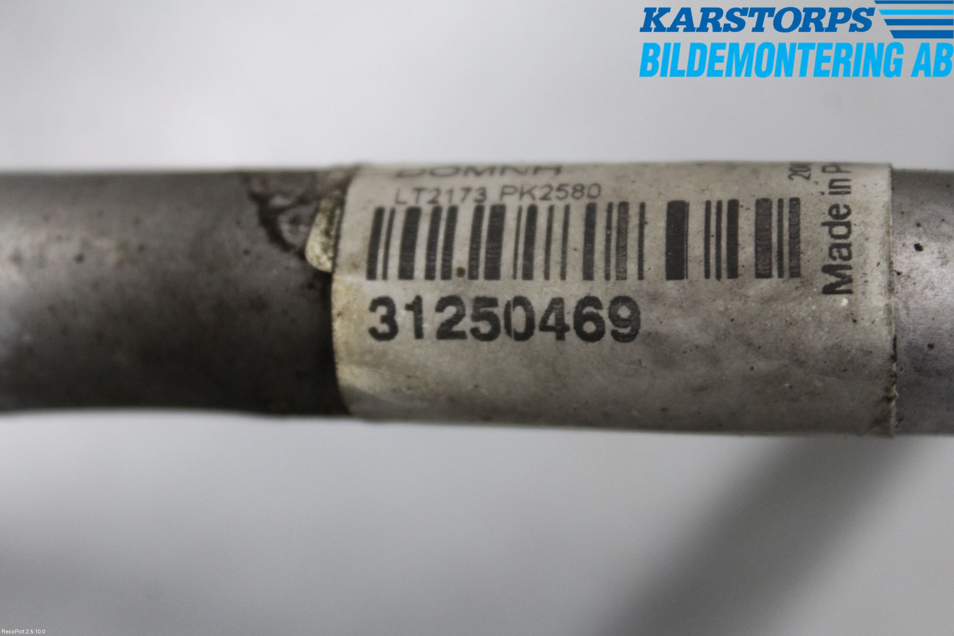 Volvo V70 08-13 Varme Ac Slange - Rør