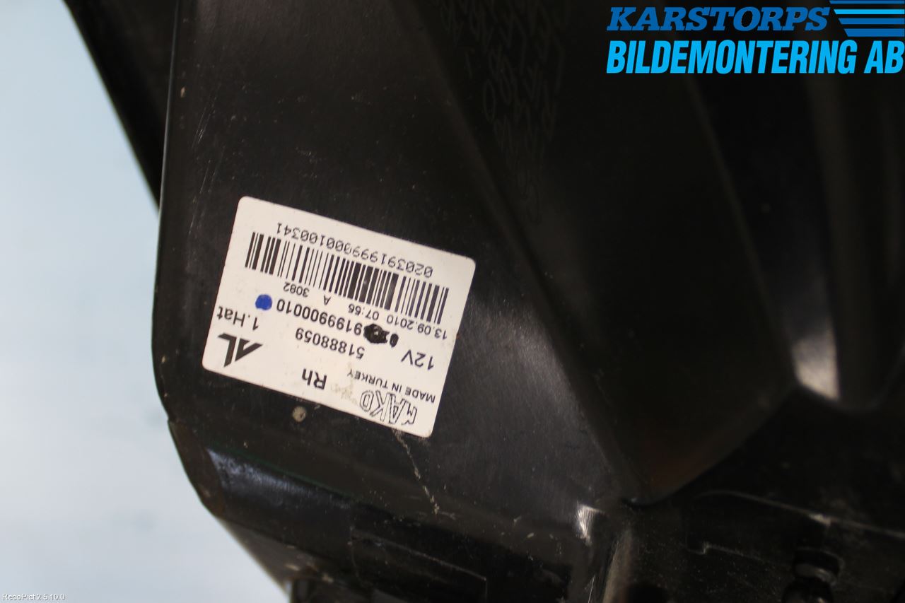 Fiat PUNTO 00-18 Baklykt Høyre