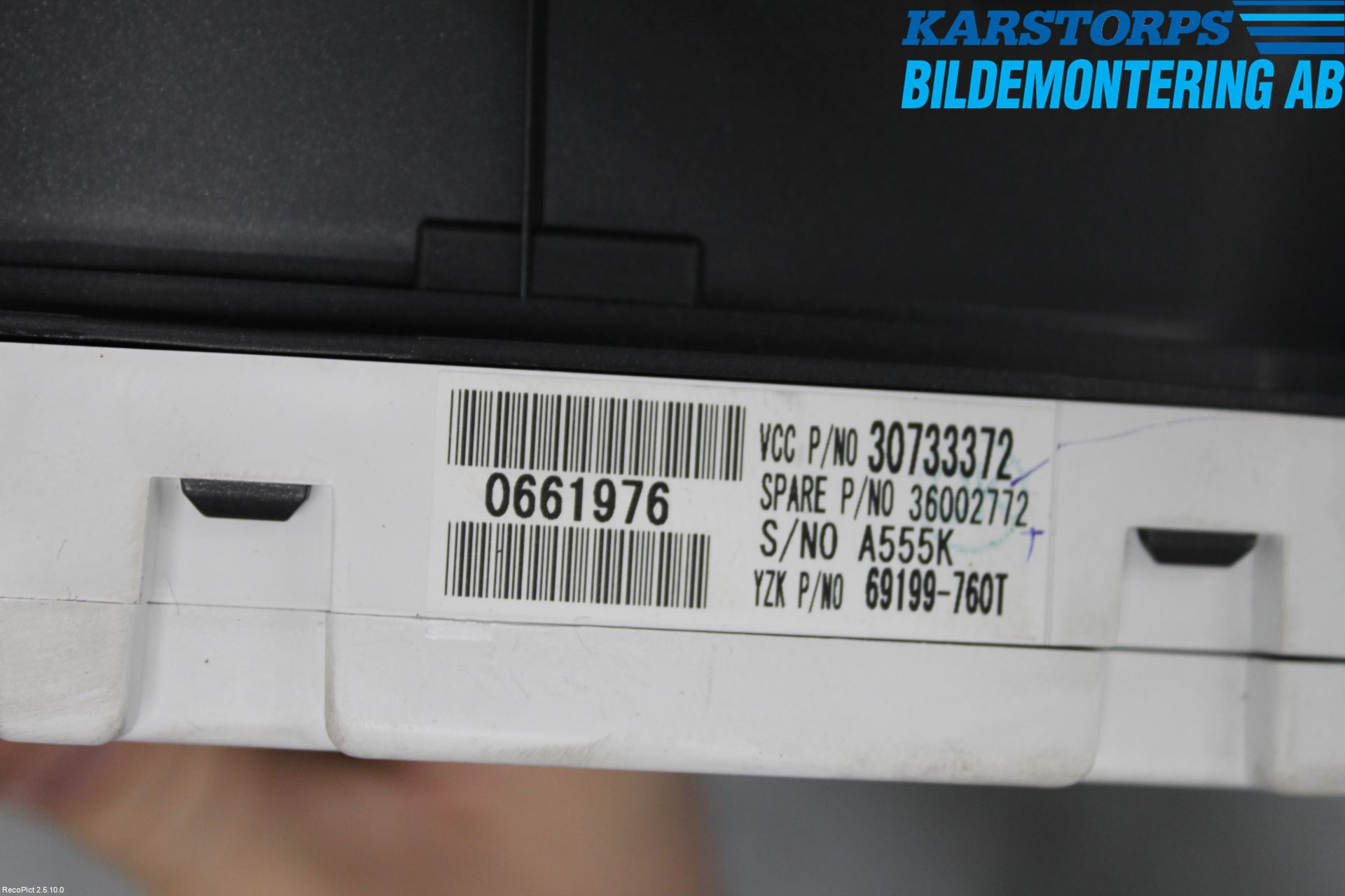 Volvo C30 10-13 Instr Kombinert