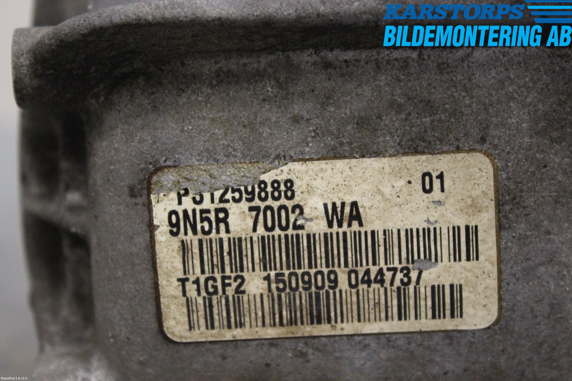 Volvo C30 07-10 Gearkasse 5 Trinn