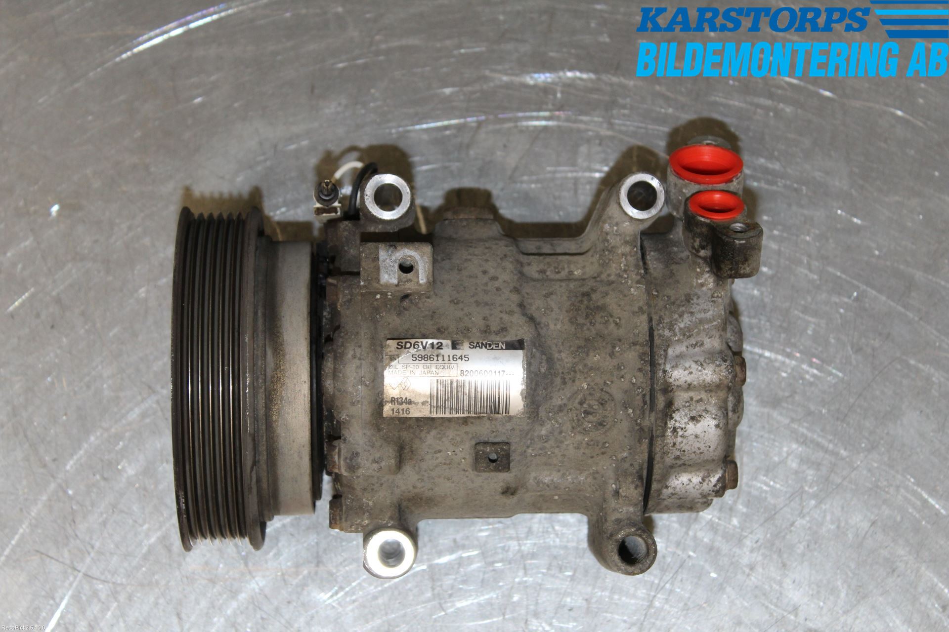 Renault KANGOO I 03-08 Varme Ac Kompressor
