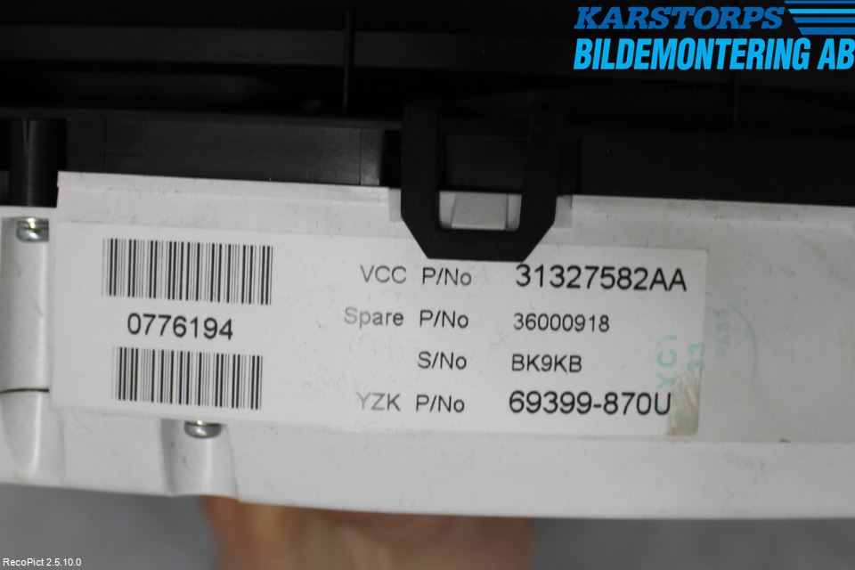 Volvo XC60 09-13 Instr Kombinert