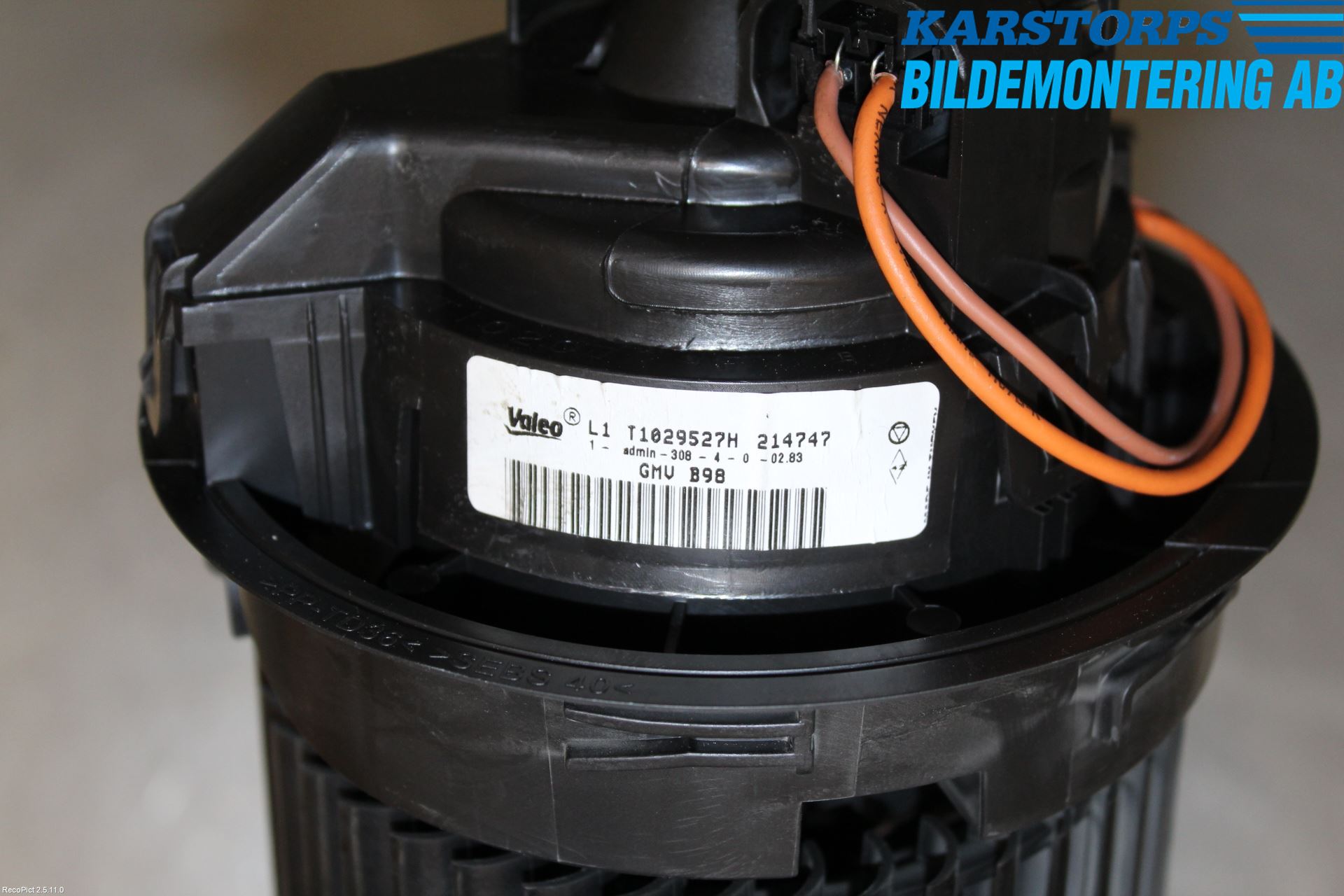 Renault CLIO IV 12-16 Varmeapparat Viftemotor