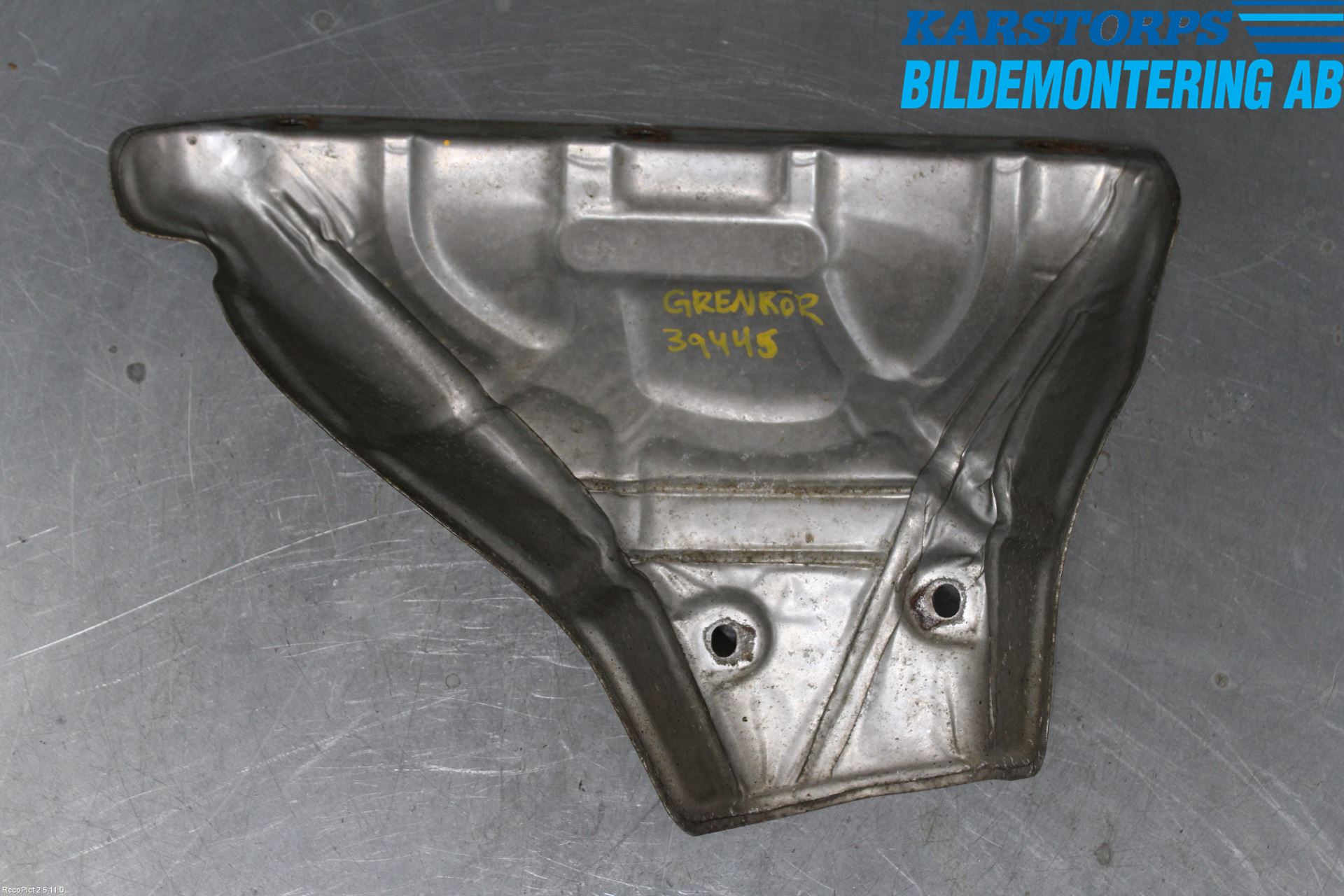 Volvo S40 04-07 Eksos Forvarmingsplate