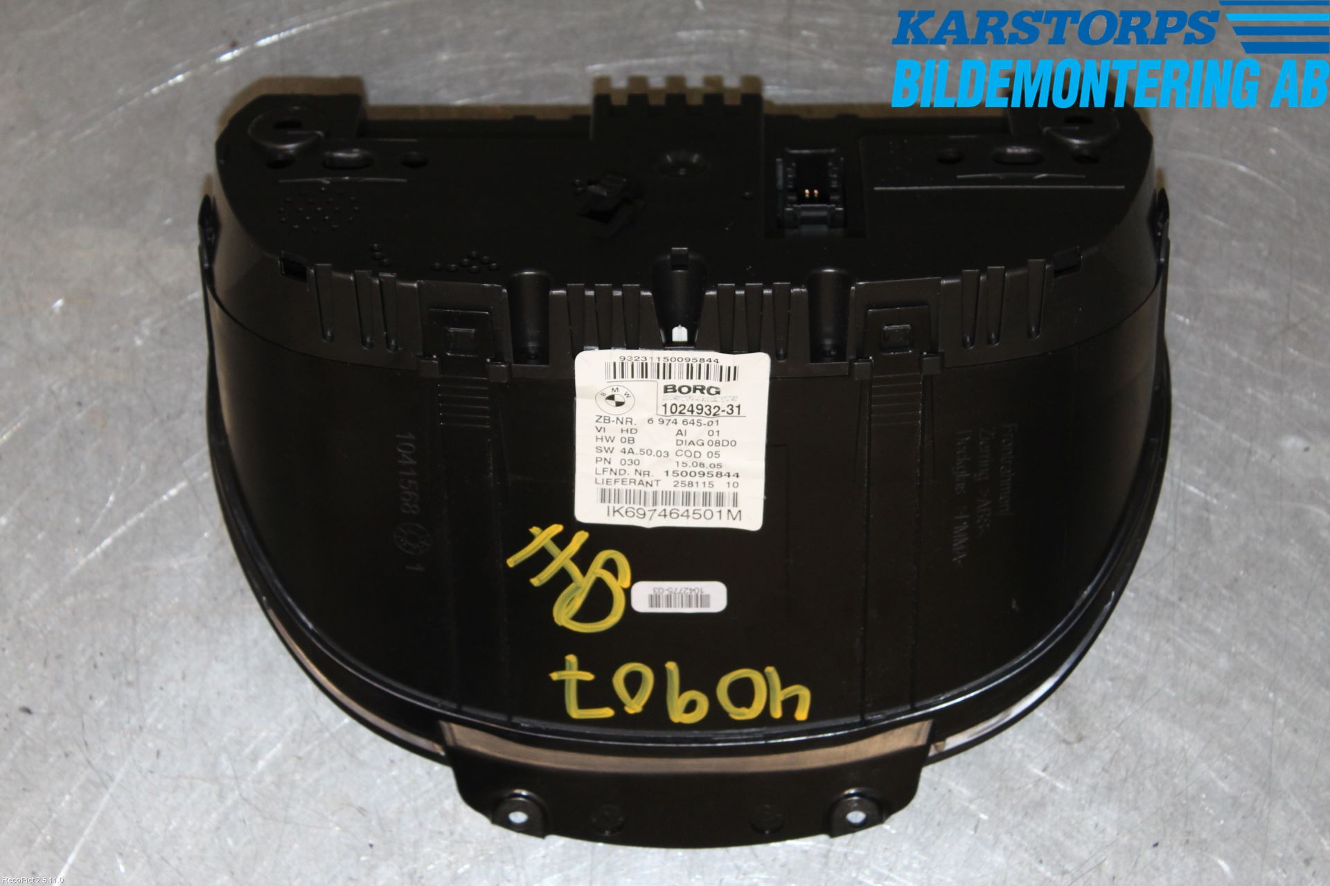 BMW 1 E87/81 5D/3D 03-11 Instr Kombinert