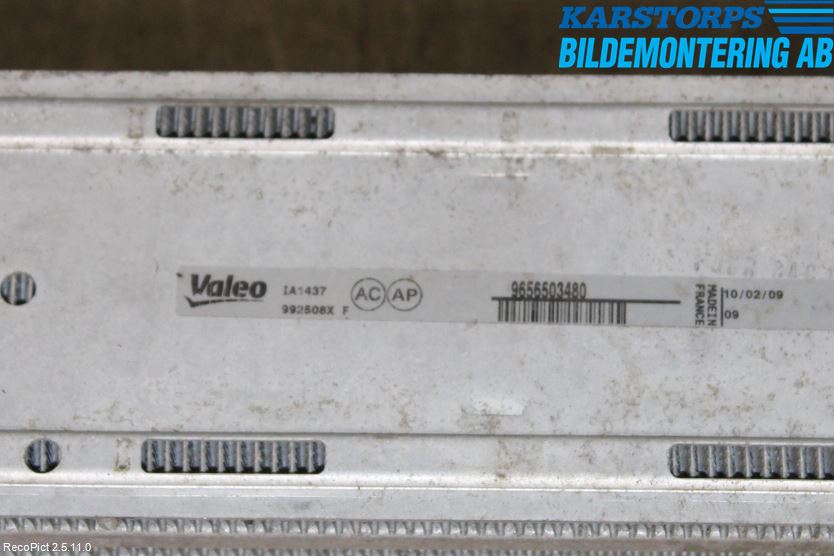 Peugeot 308 08-13 Intercooler Radiator