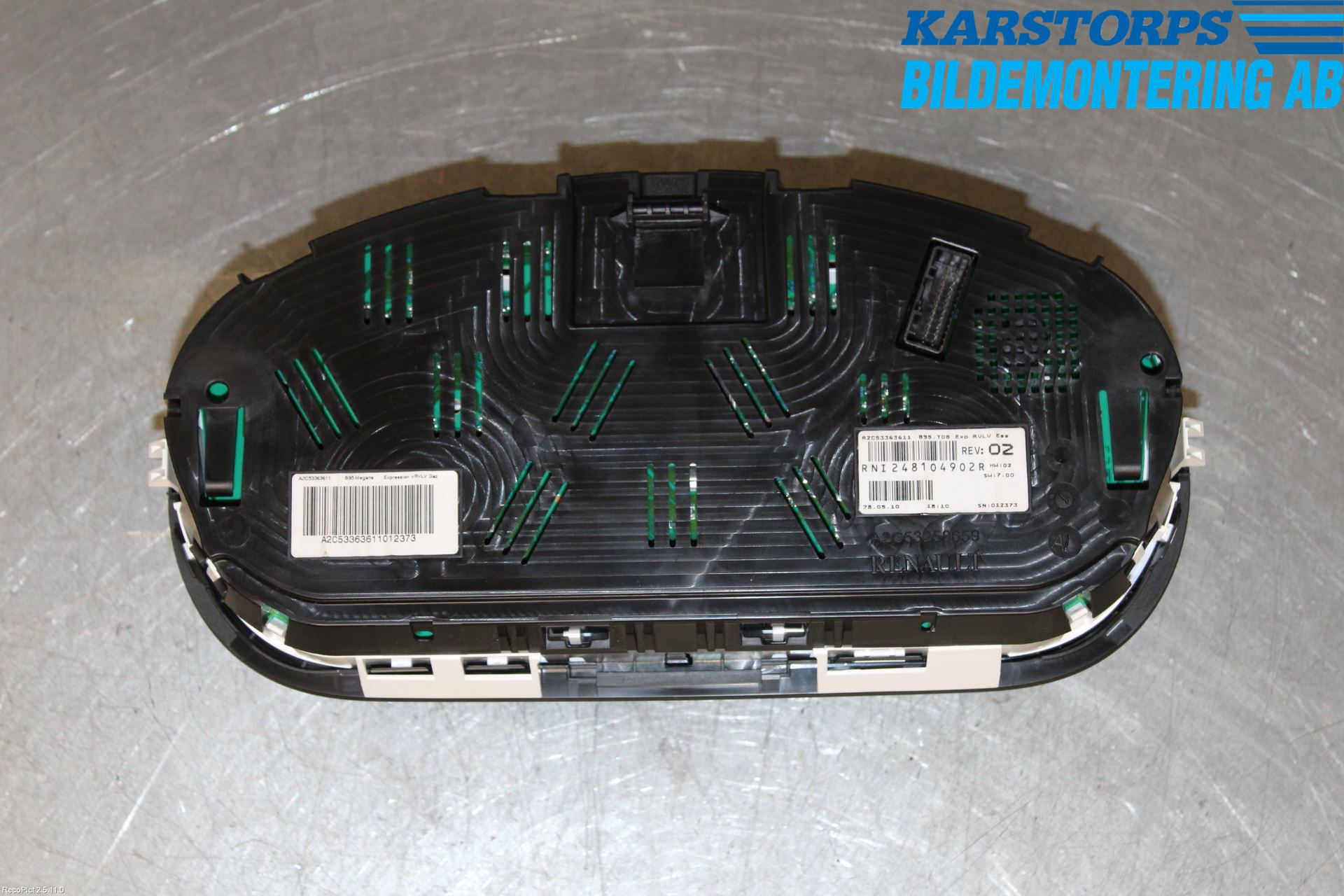 Renault MEGANE III 09-15 Instr Kombinert
