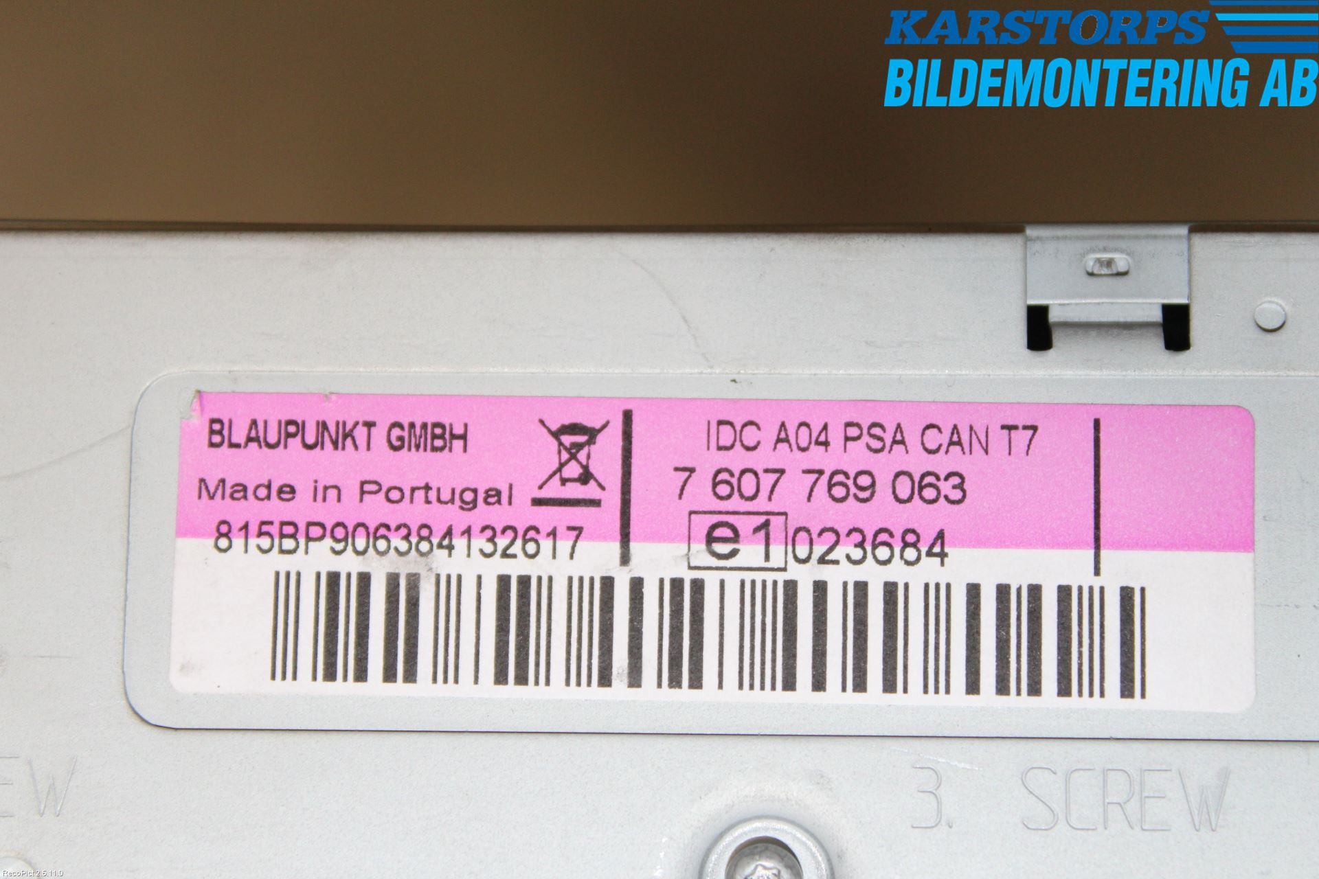 Peugeot 308 08-13 Stereo Cd Veksler