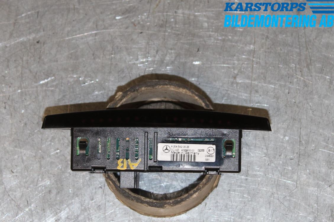 Mercedes-Benz MB GLK-KLASS (X204) 08-16 Instr Varselys - Display