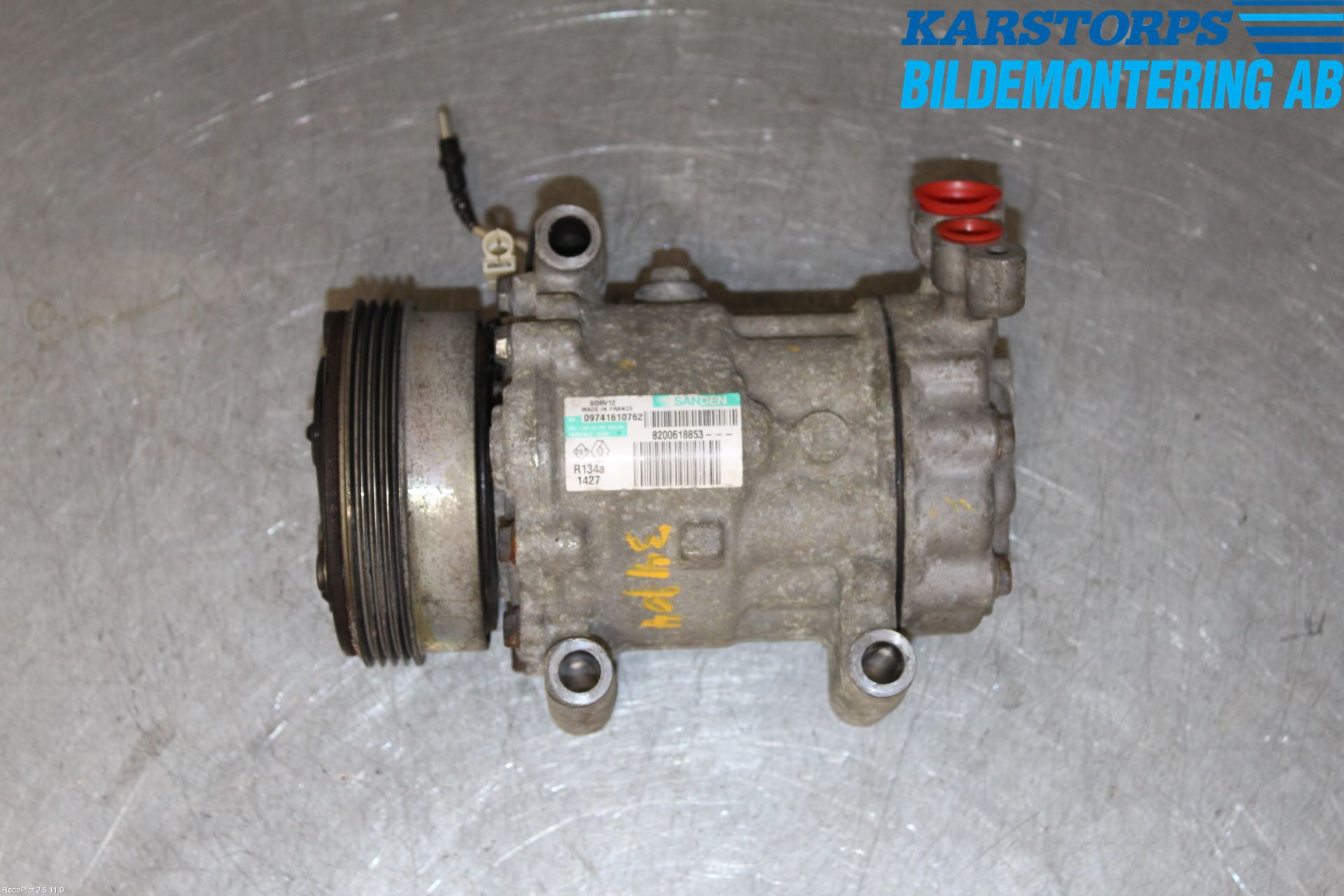 Renault KANGOO I 03-08 Varme Ac Kompressor