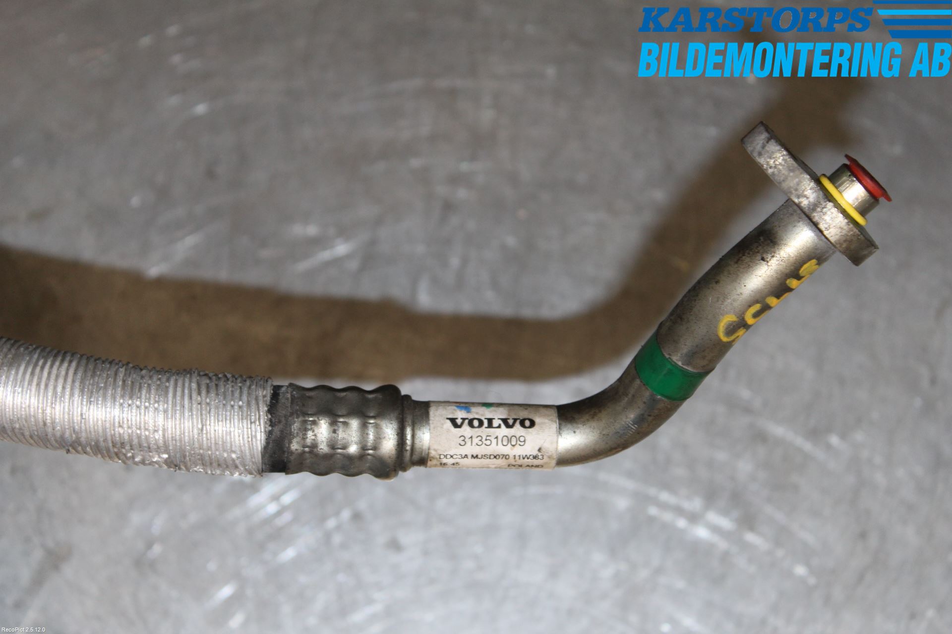 Volvo V50 08-12 Varme Ac Slange - Rør