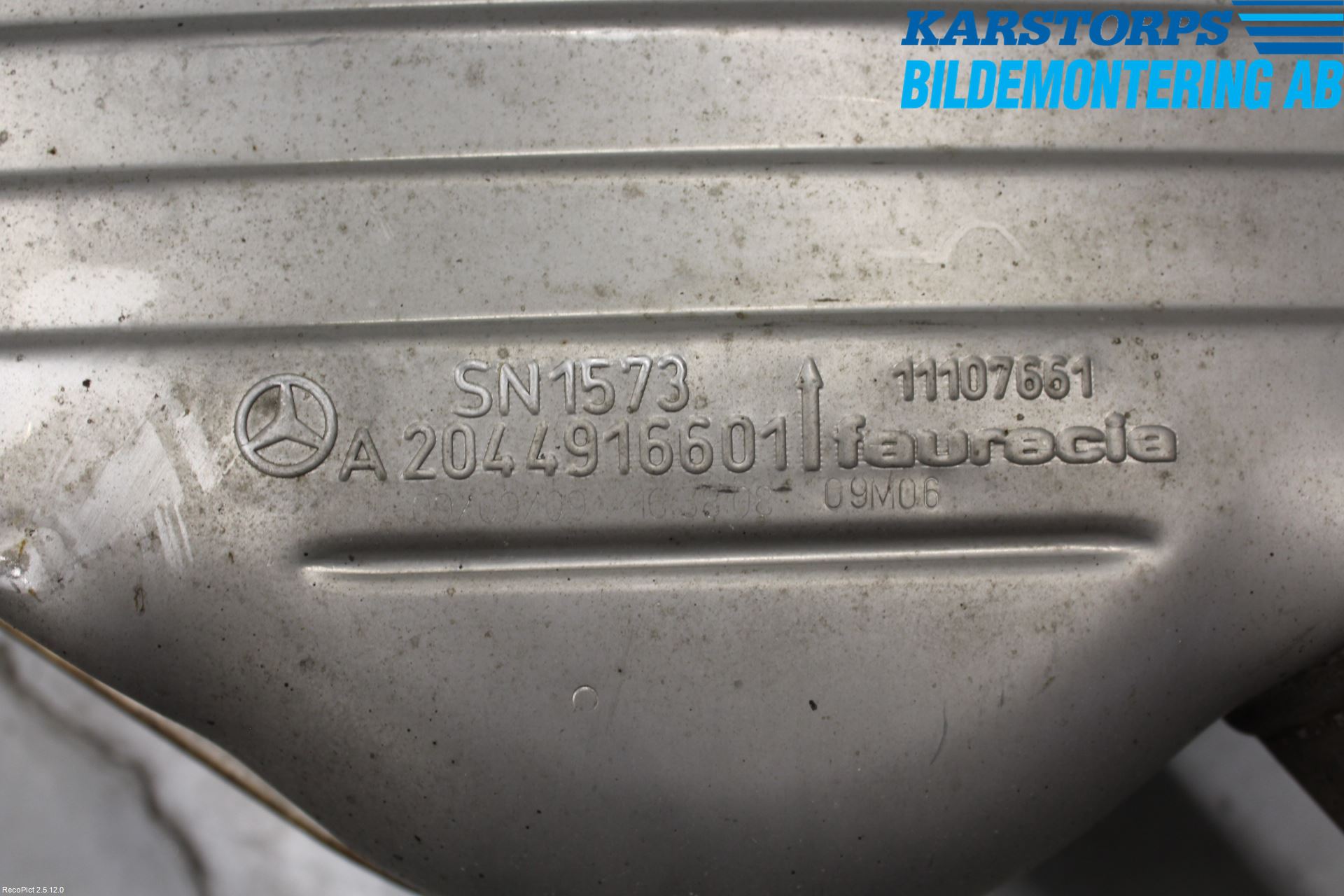 Mercedes-Benz MB GLK-KLASS (X204) 08-16 Eksos Bakre Potte