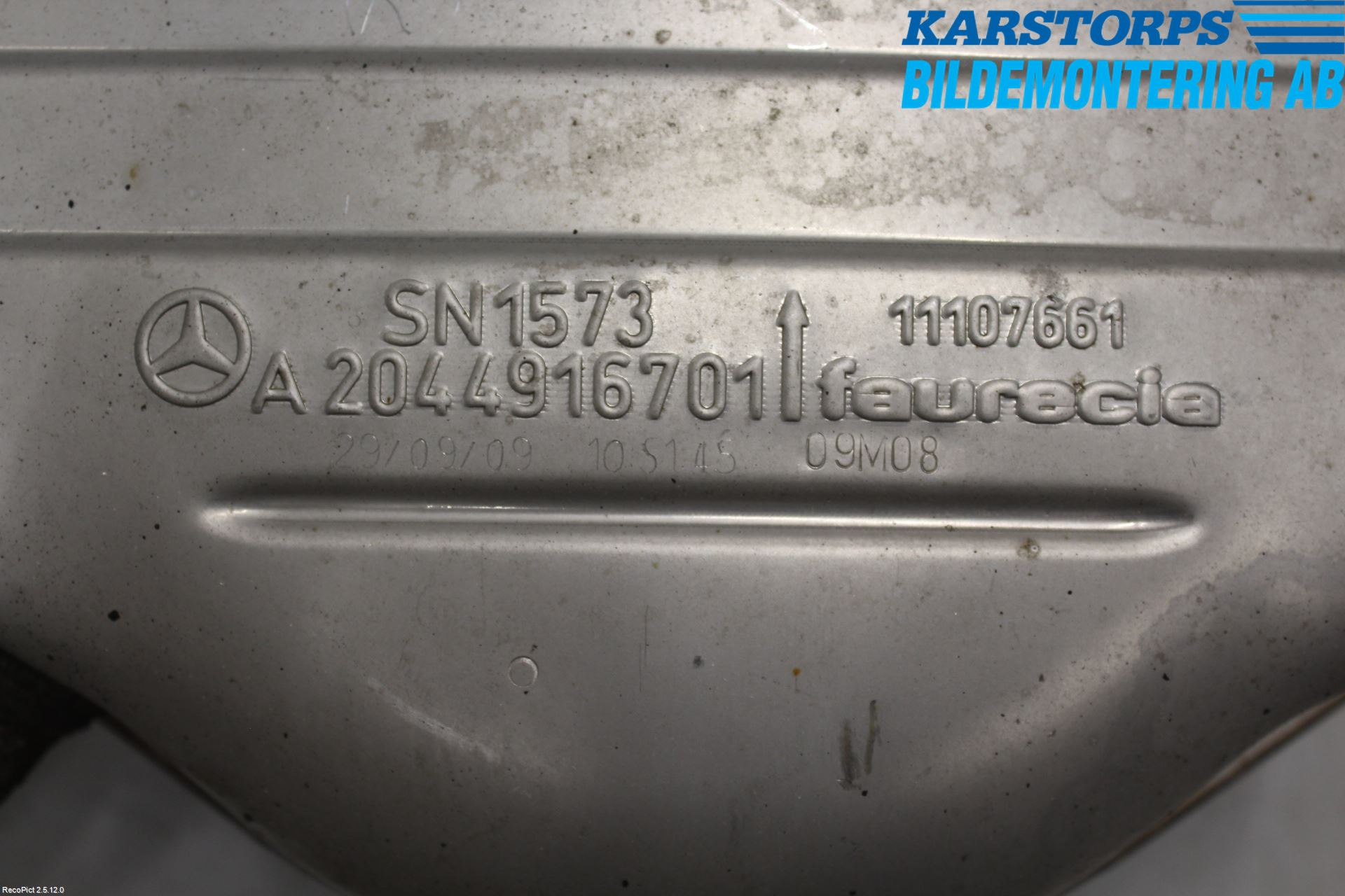 Mercedes-Benz MB GLK-KLASS (X204) 08-16 Eksos Bakre Potte