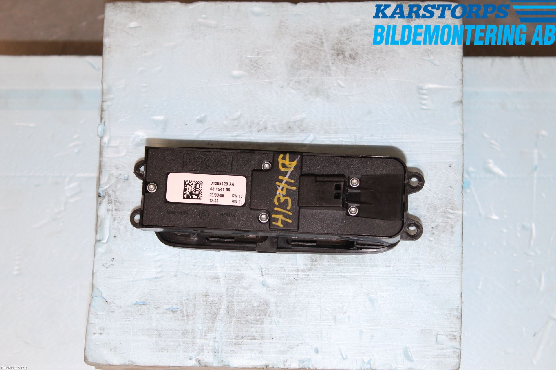 Volvo V50 08-12 Bryter Vindusheis