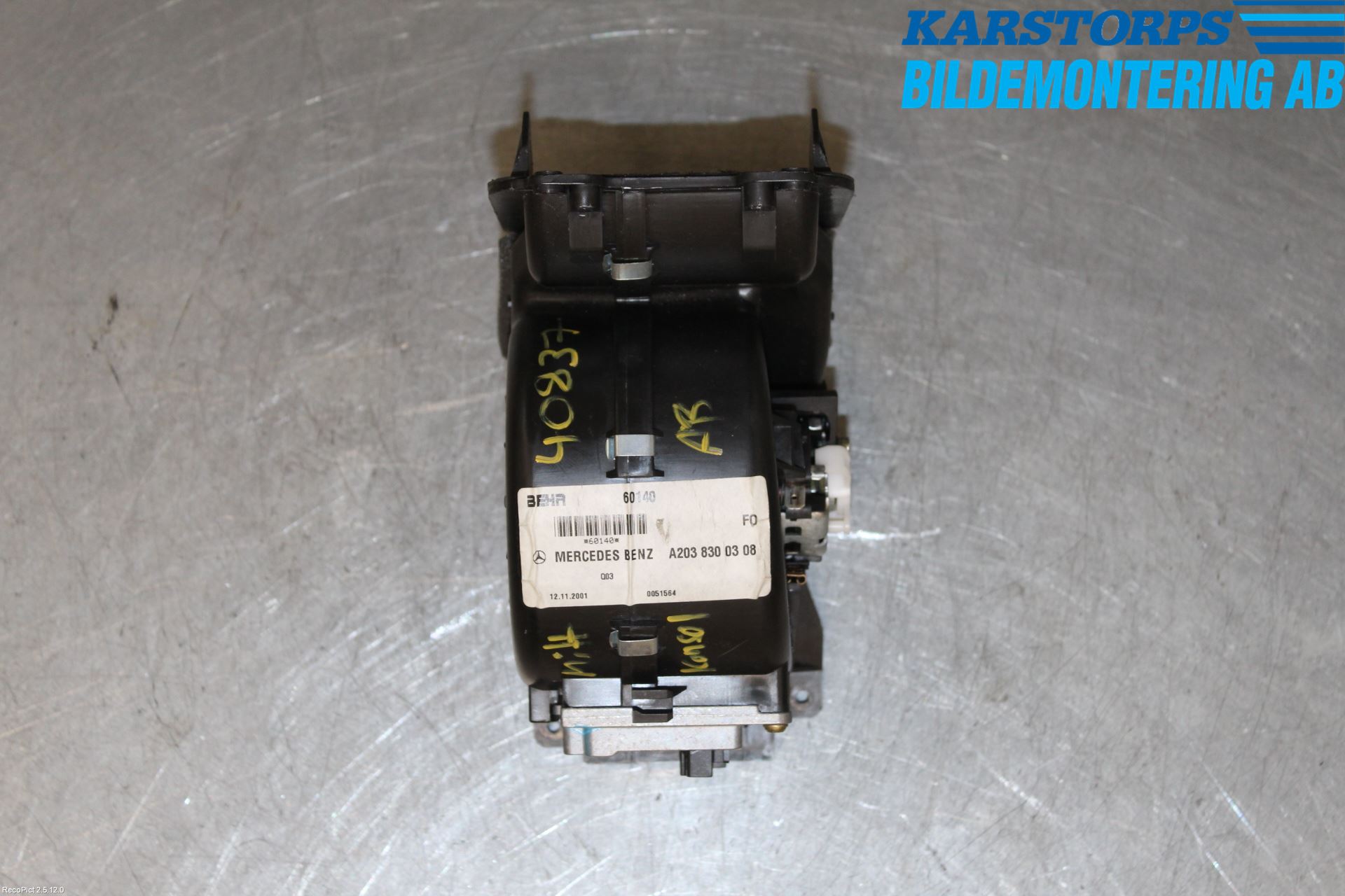 Mercedes-Benz MB CLK (C209) 02-09 Varmeapparat Viftemotor