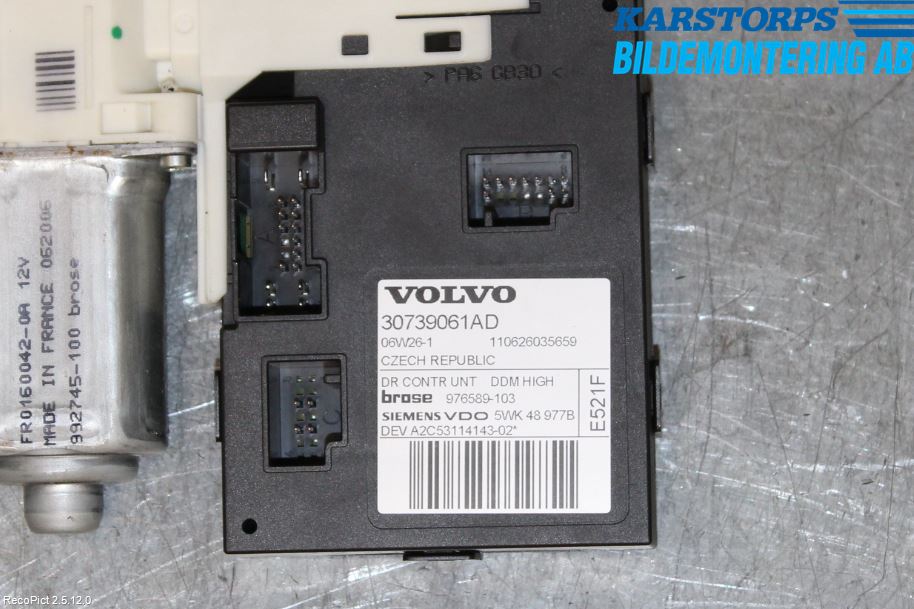 Volvo S40 04-07 Vindusheismotor