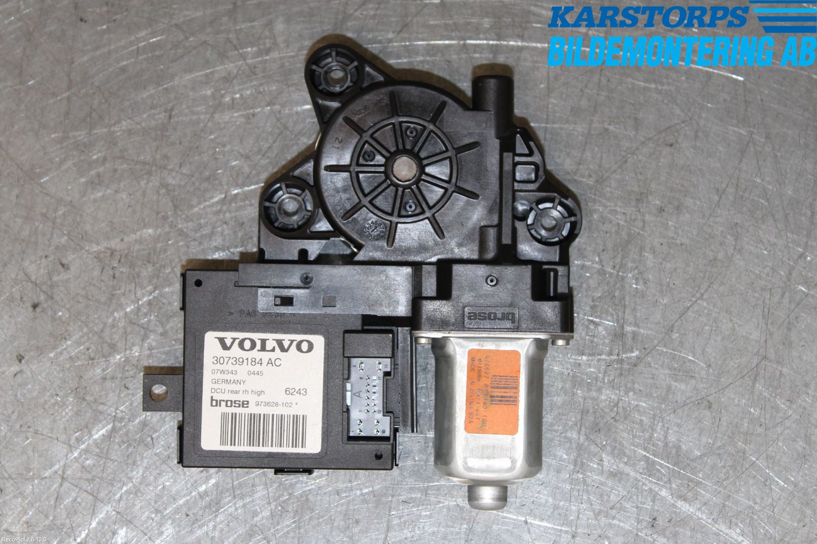 Volvo V50 08-12 Vindusheismotor